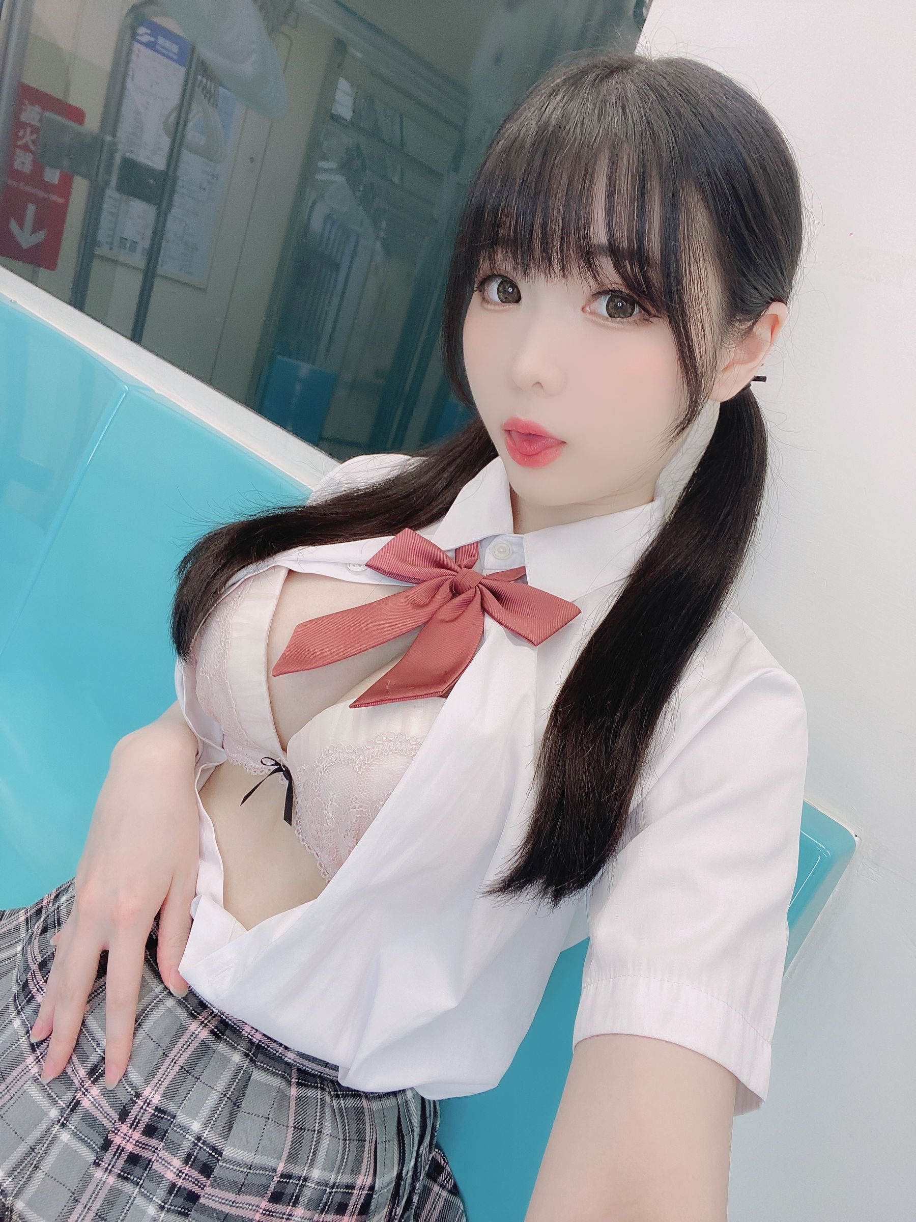 霜月shimo – JK格子裙 [22P]-66COS