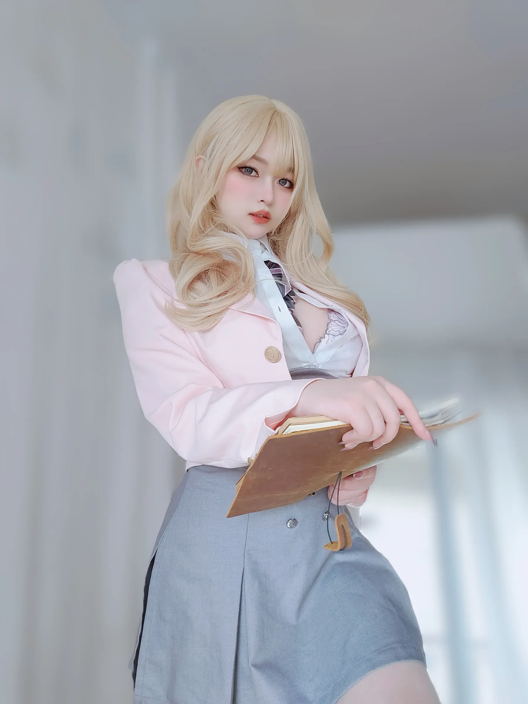 女主K – 催眠傲娇的前辈 [78P]-66COS