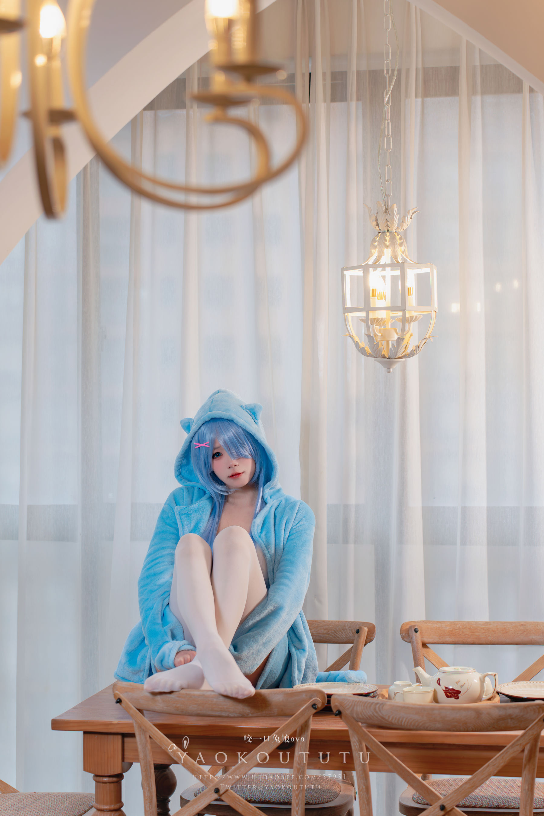 咬一口兔娘 – 蕾姆喵喵 [49P] 插图4