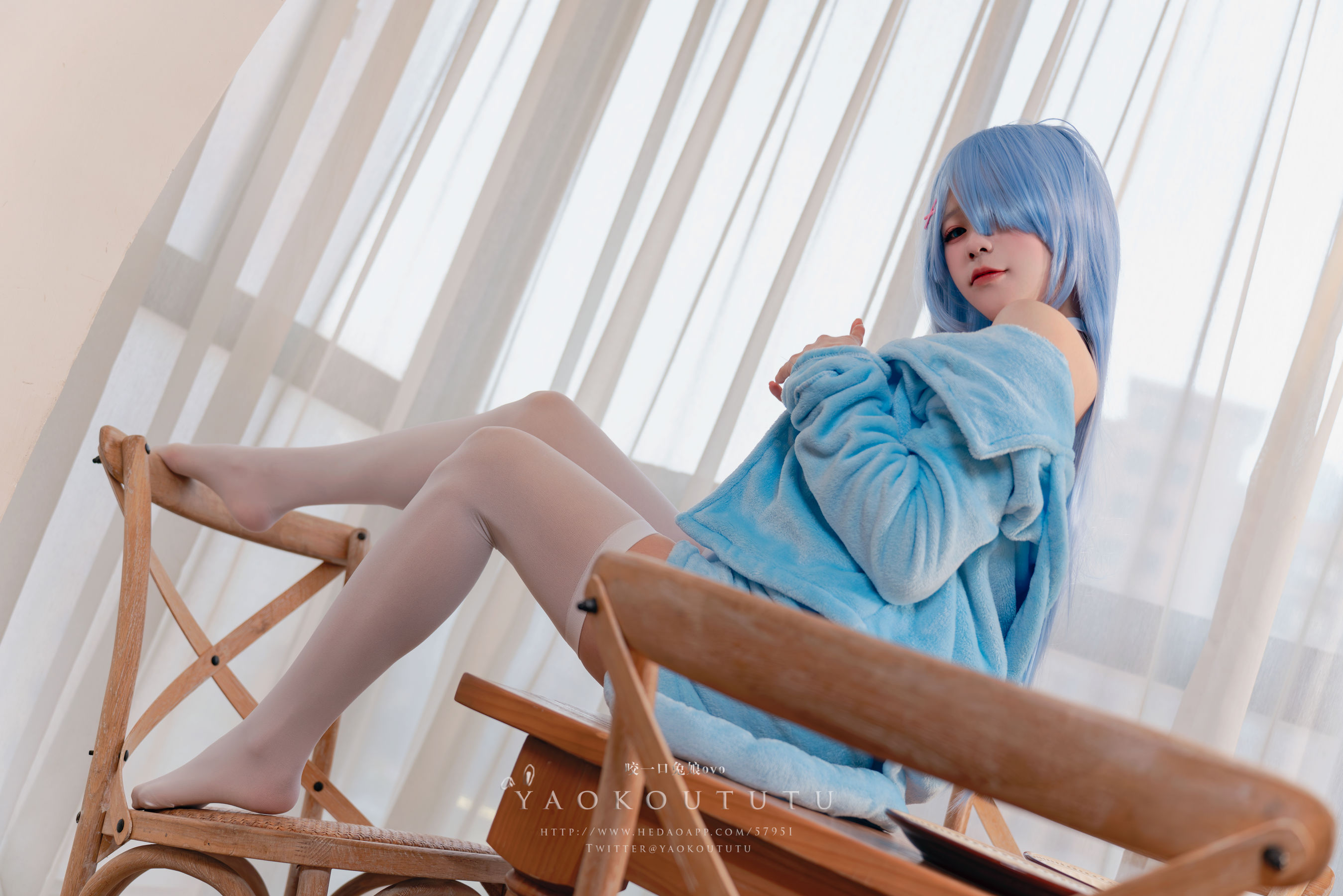 咬一口兔娘 – 蕾姆喵喵 [49P]-66COS