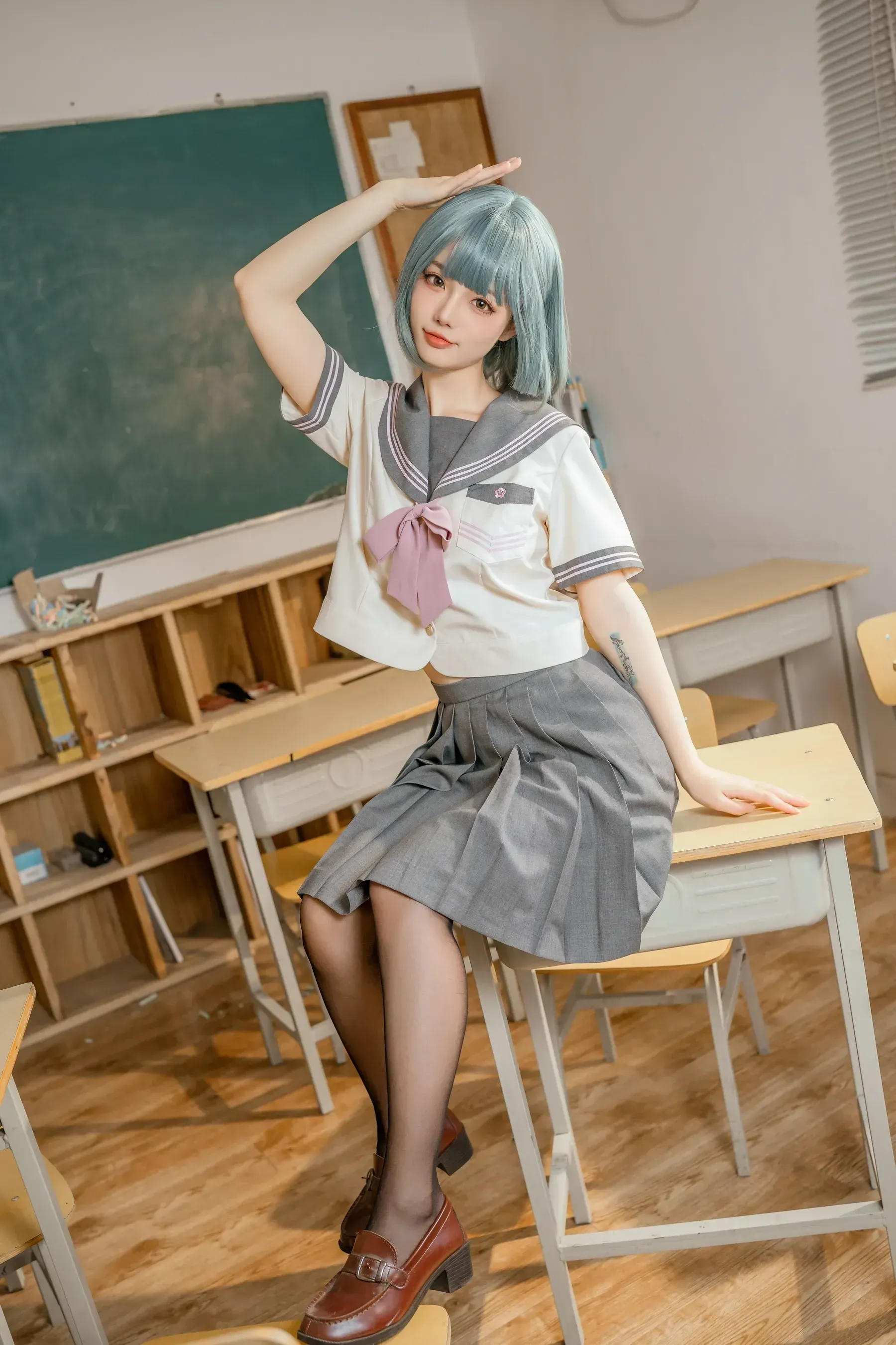 桃良阿宅 – 不良JK [100P]-66COS