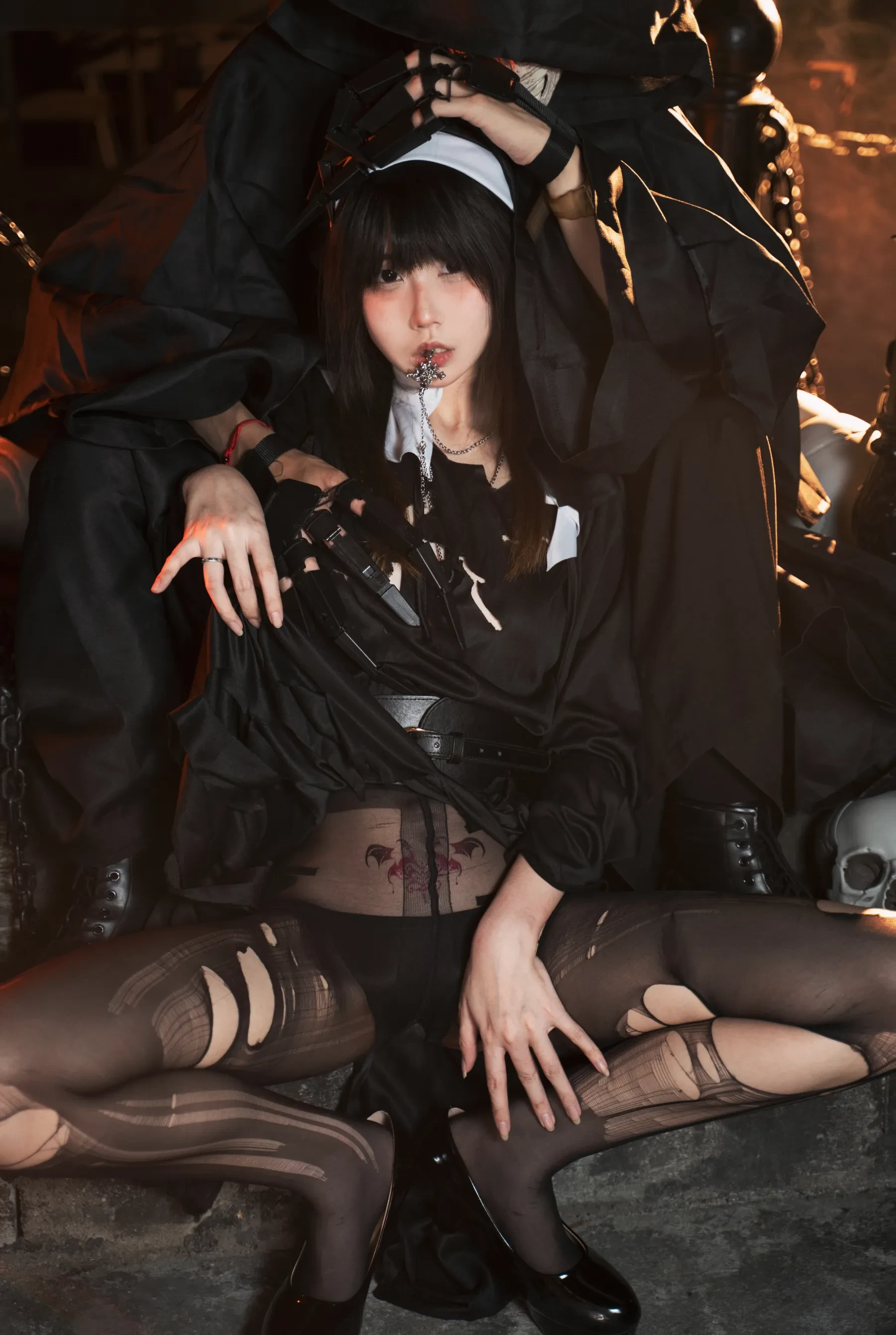 安曜曜 – 禁地修女 [40P]-66COS