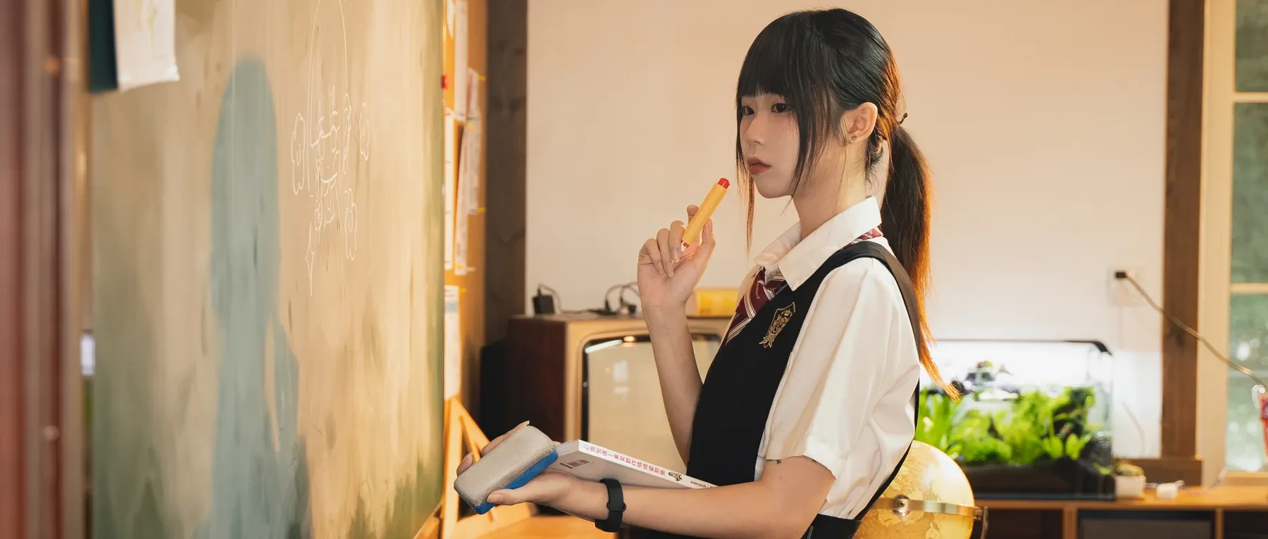 安曜曜 – 教室 放学后 [68P]-66COS