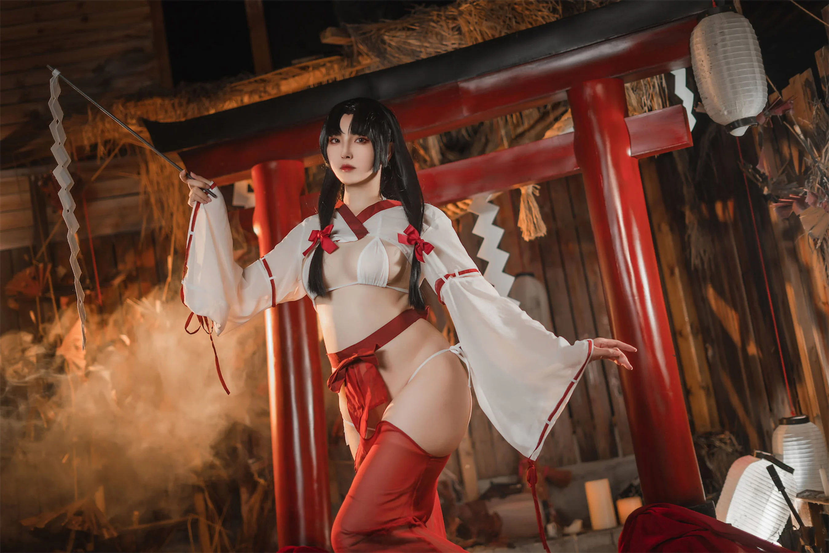 Natsuko夏夏子 – 祈愿巫女 [43P]-66COS