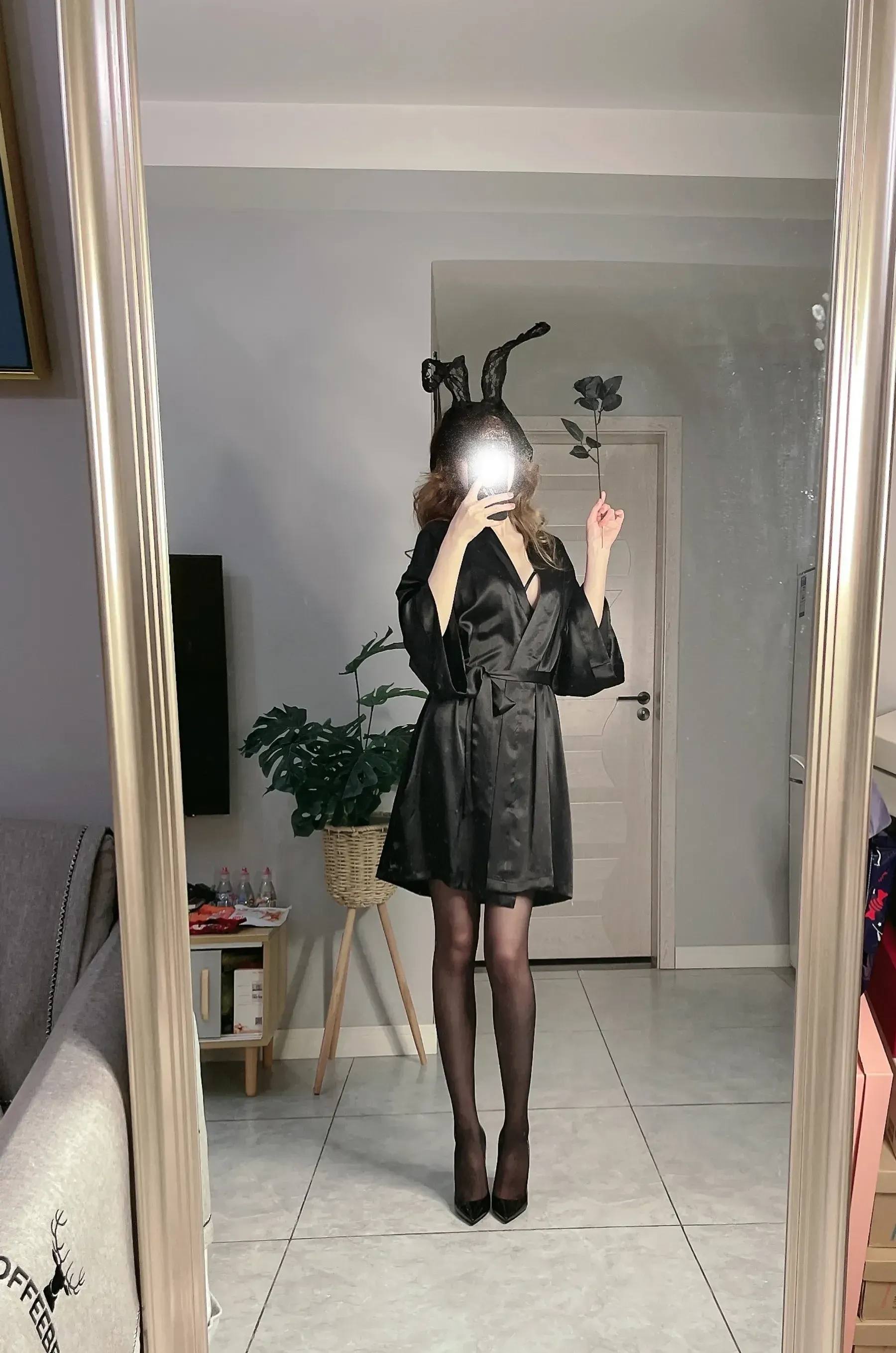 鹿八岁baby – 蕾丝兔女郎 [20P]-66COS