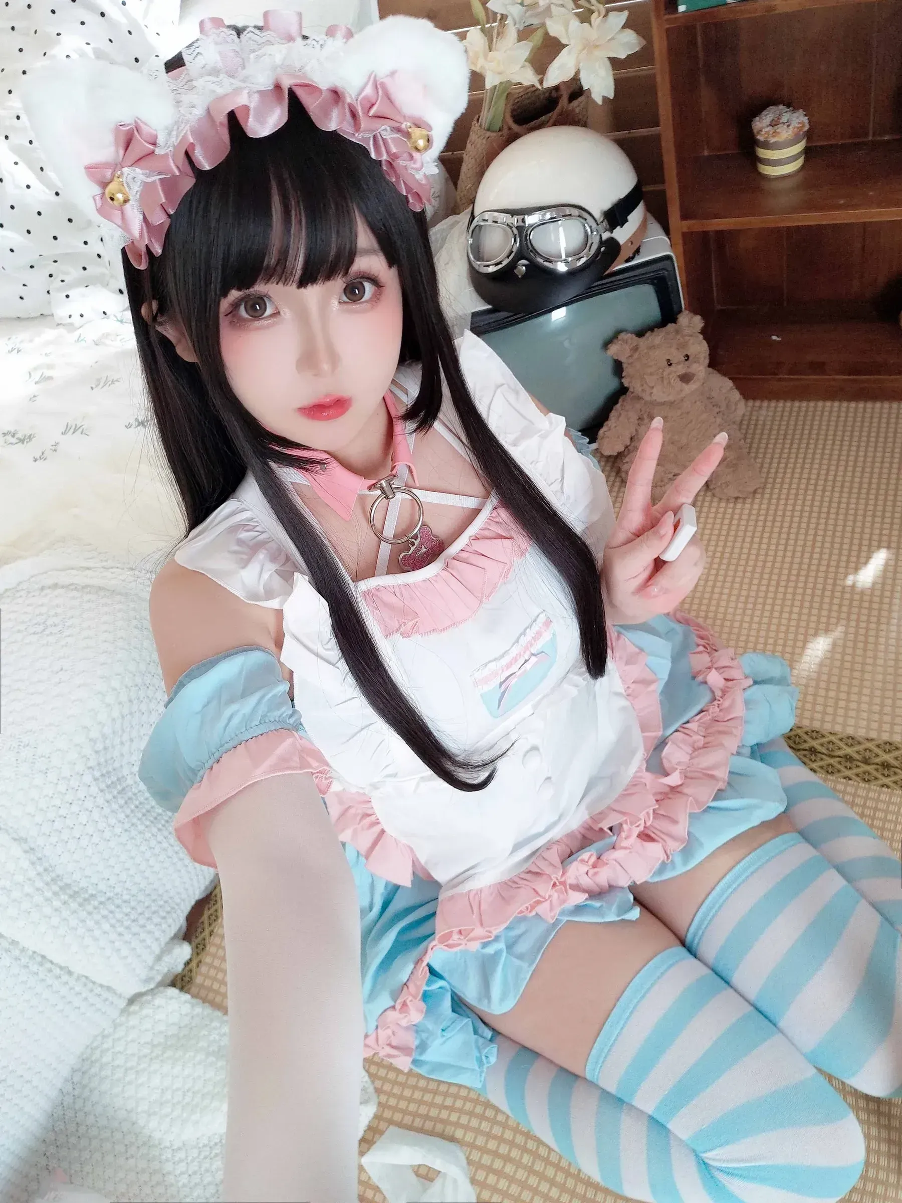 日奈娇 – 兔尾女仆 [90P]-66COS