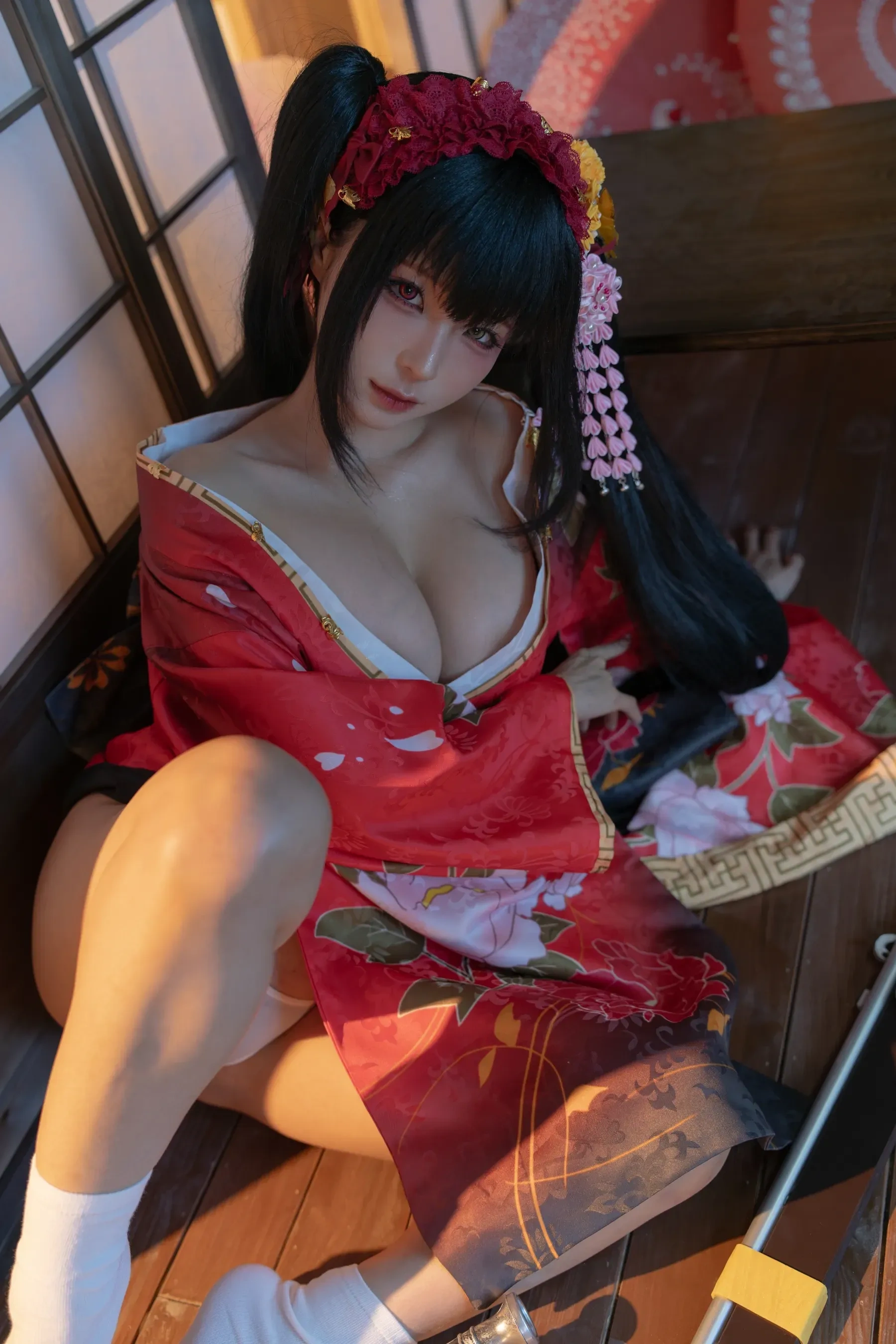 蠢沫沫 – 狂三和服 · 正片 [110P]-66COS