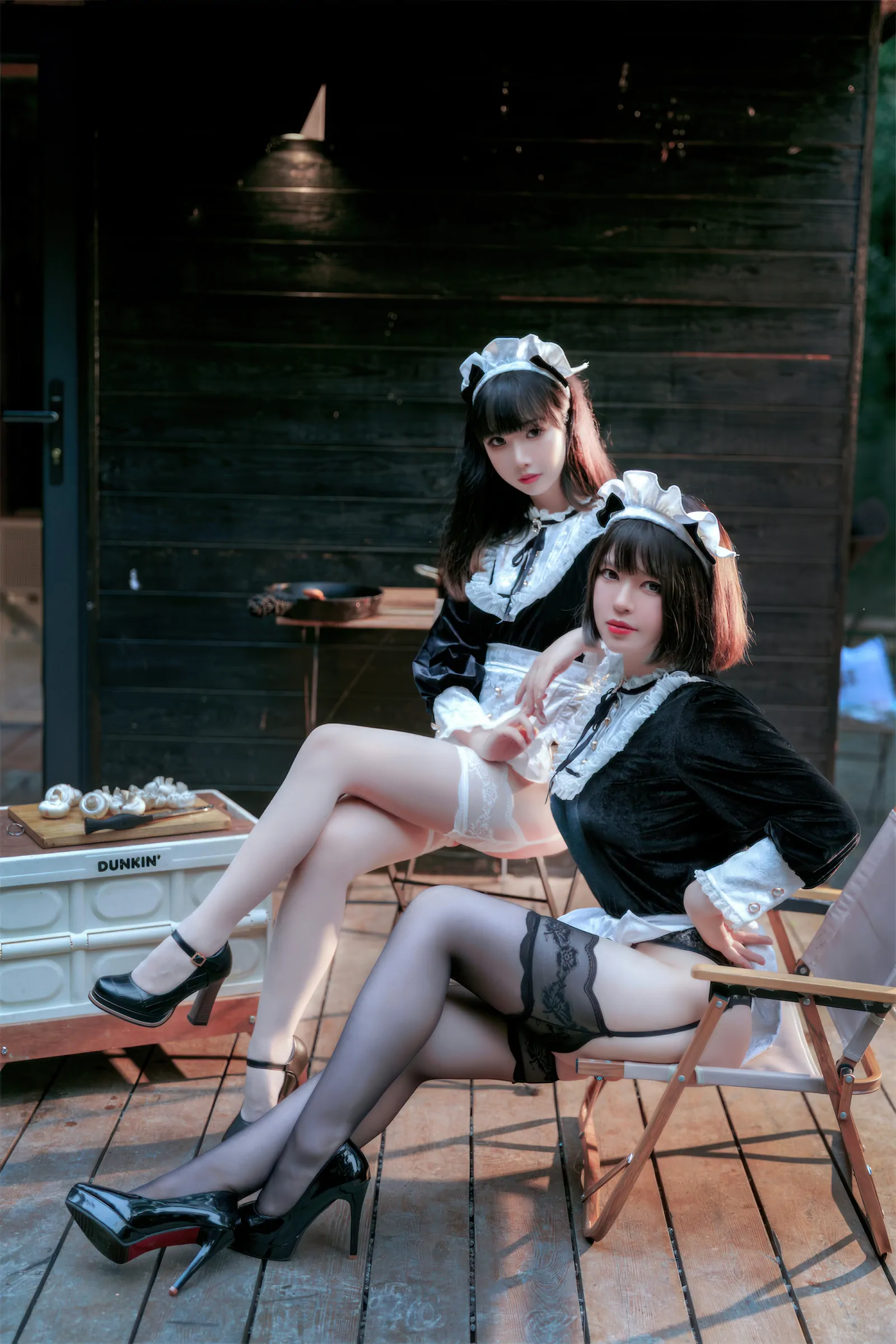 半半子&面饼仙儿 – メイド姉妹 [74P]-66COS