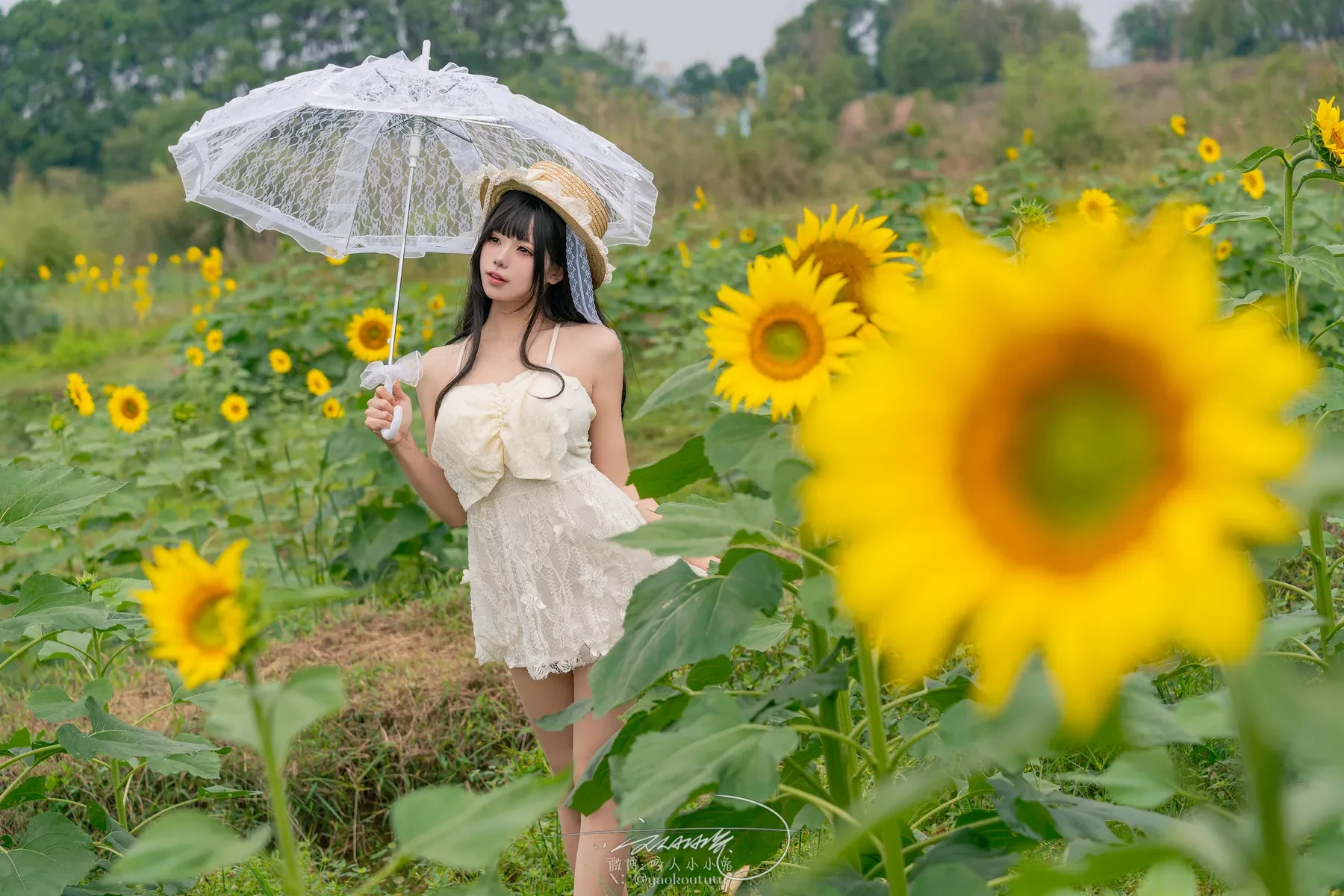 咬一口兔娘 – 7月作品『夏の葵』[70P]-66COS