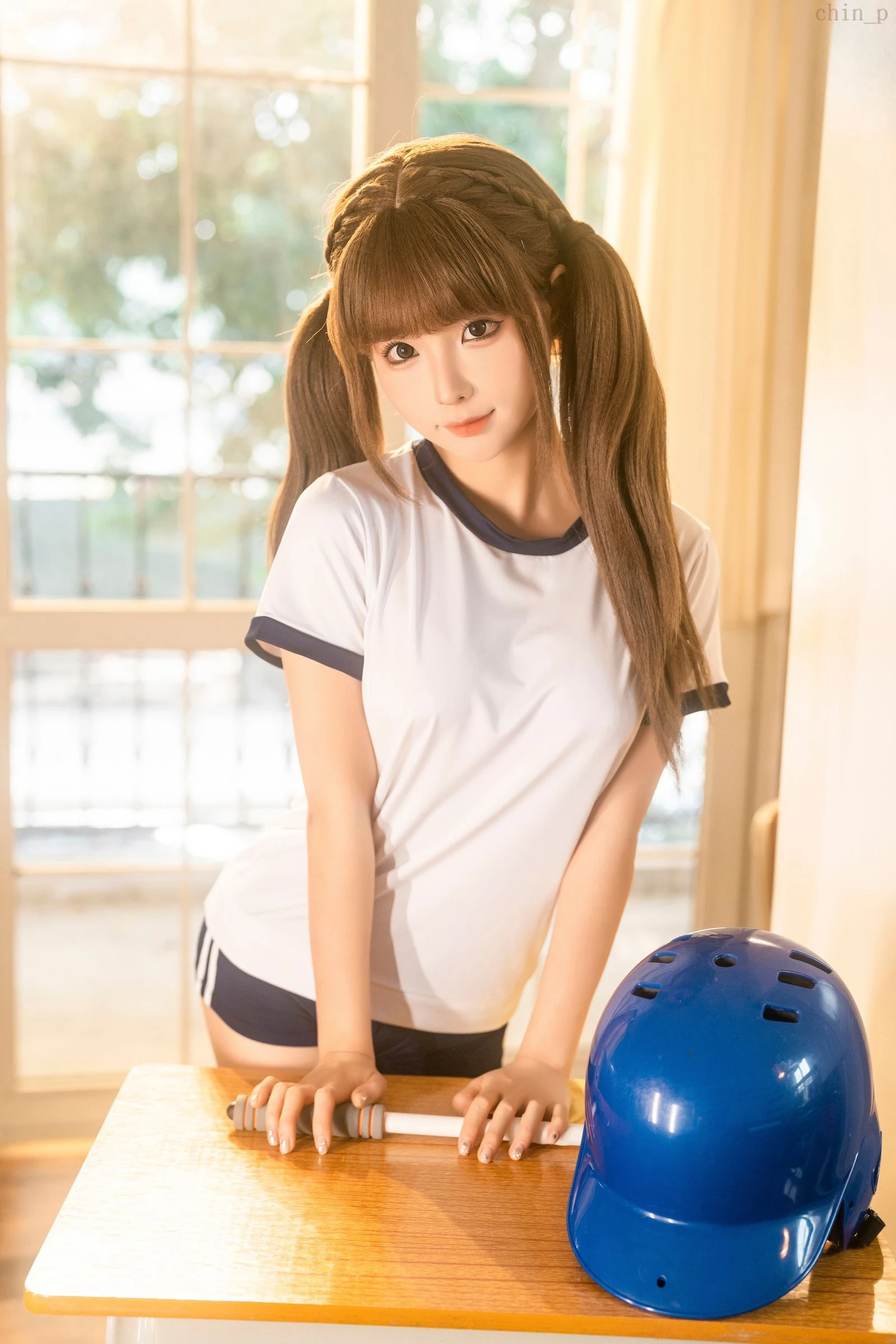 蠢沫沫 – 体操室 [104P]-66COS