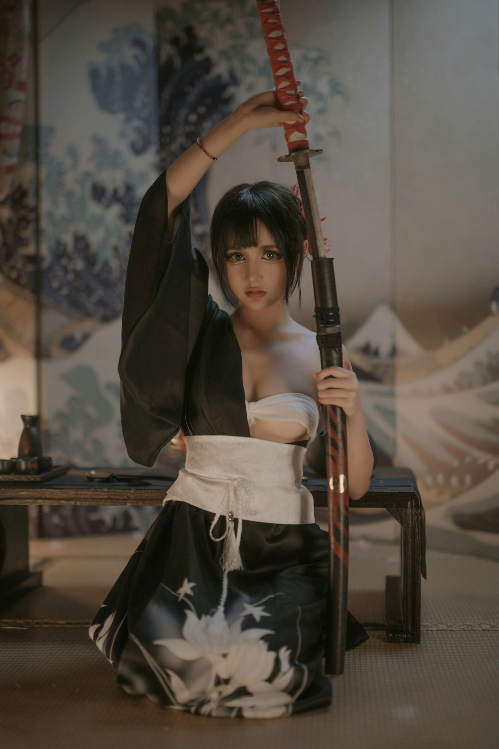 您的蛋蛋 – 黑帮大小姐 [38P]-66COS