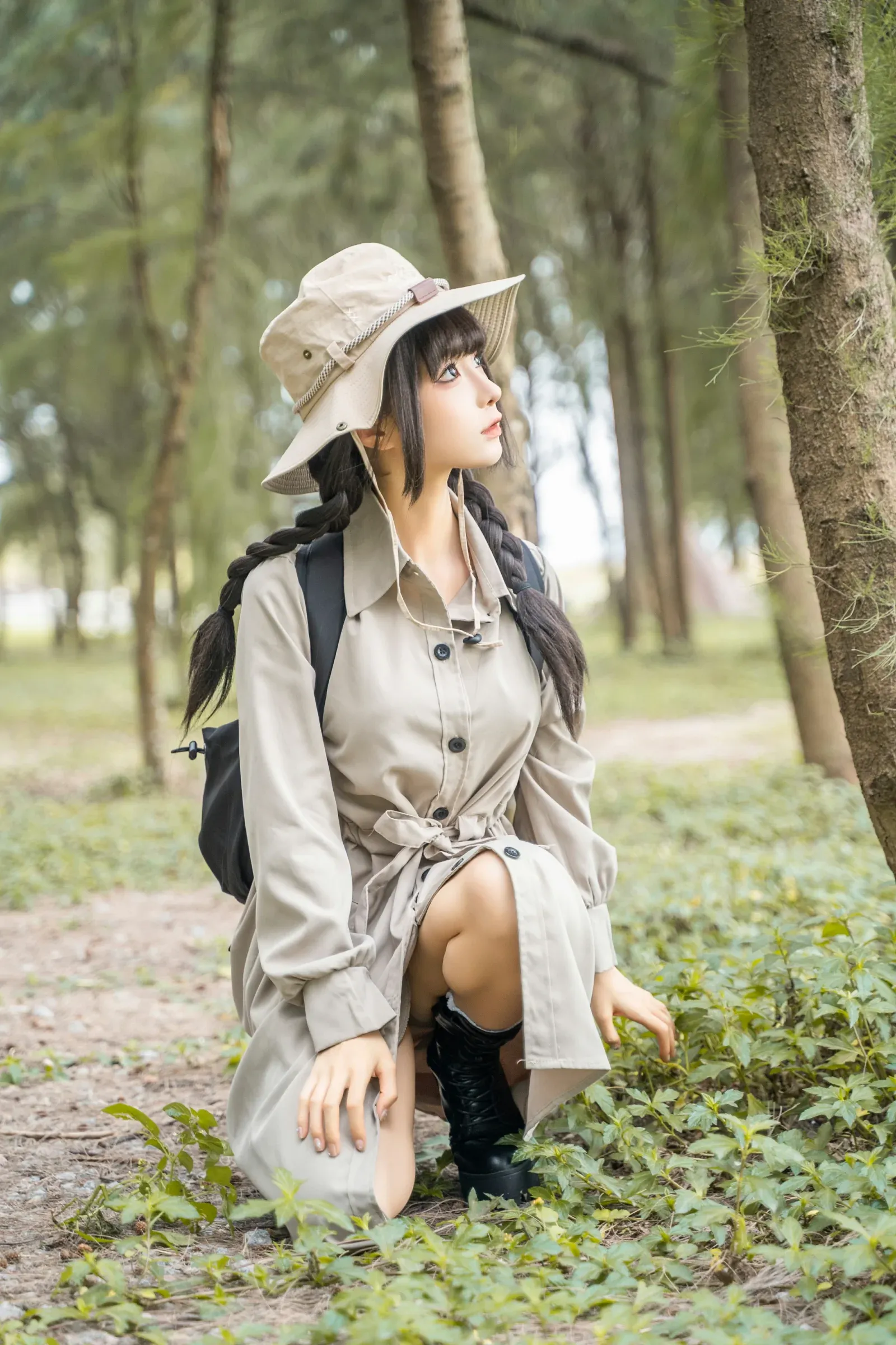 蠢沫沫 – 露营 [53P]-66COS