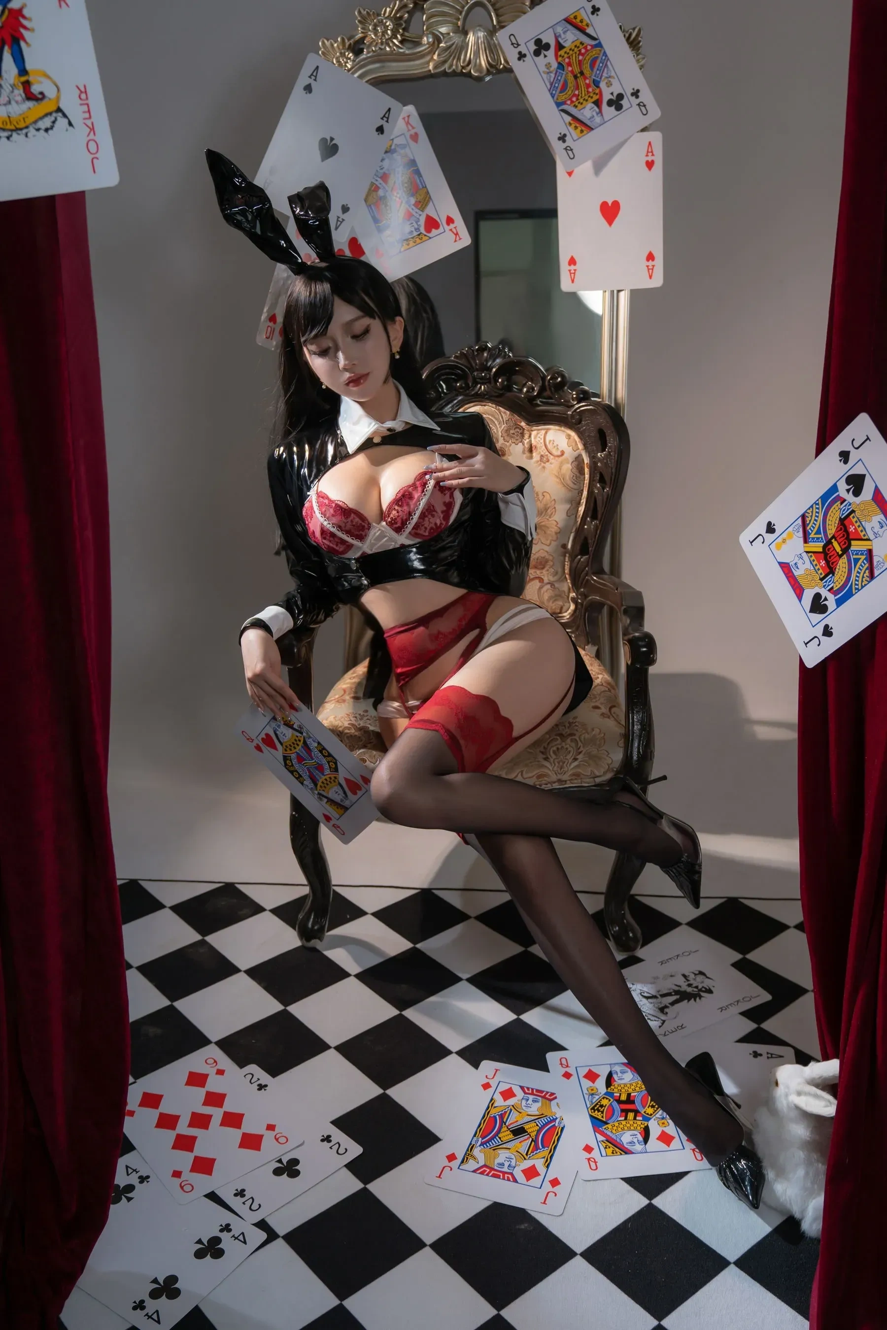 米线线sama – 生日限定 兔女郎 [49P]-66COS