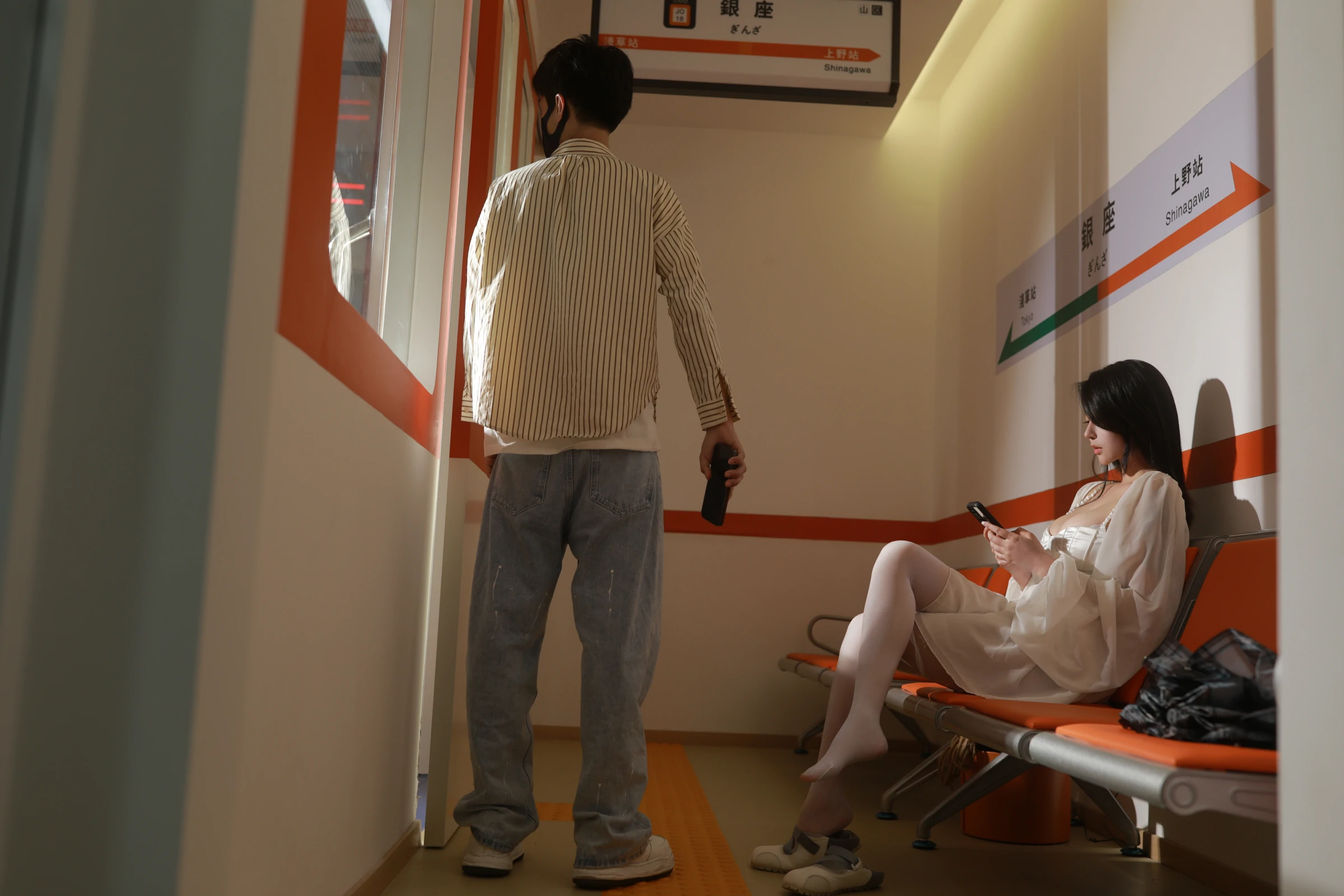 奈汐酱nice – 电车 [75P] 插图3