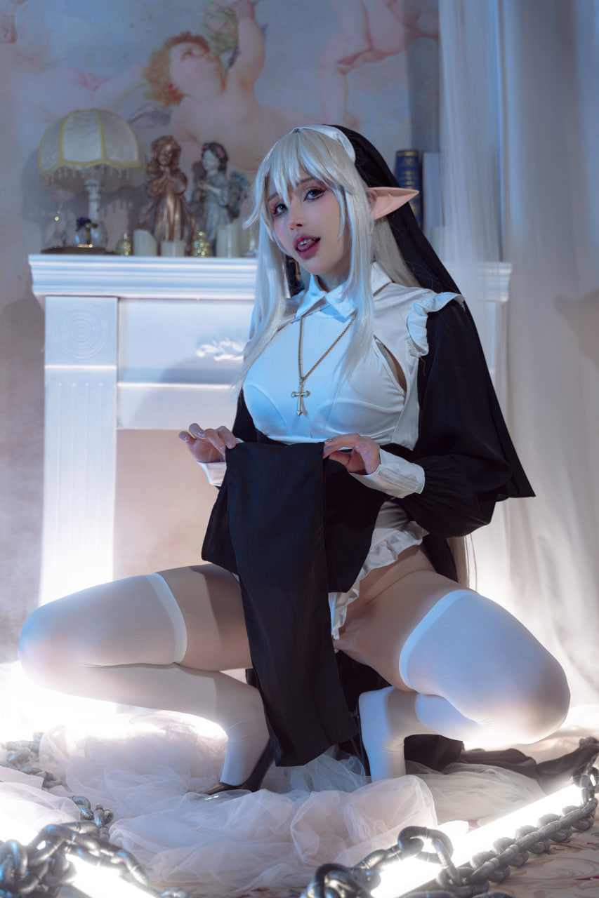 鹿八岁baby – 堕落修女 [61P] 插图3