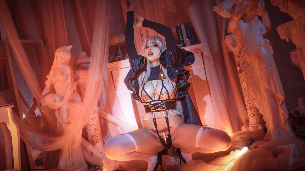 鹿八岁baby – 堕落修女 [61P] 插图4