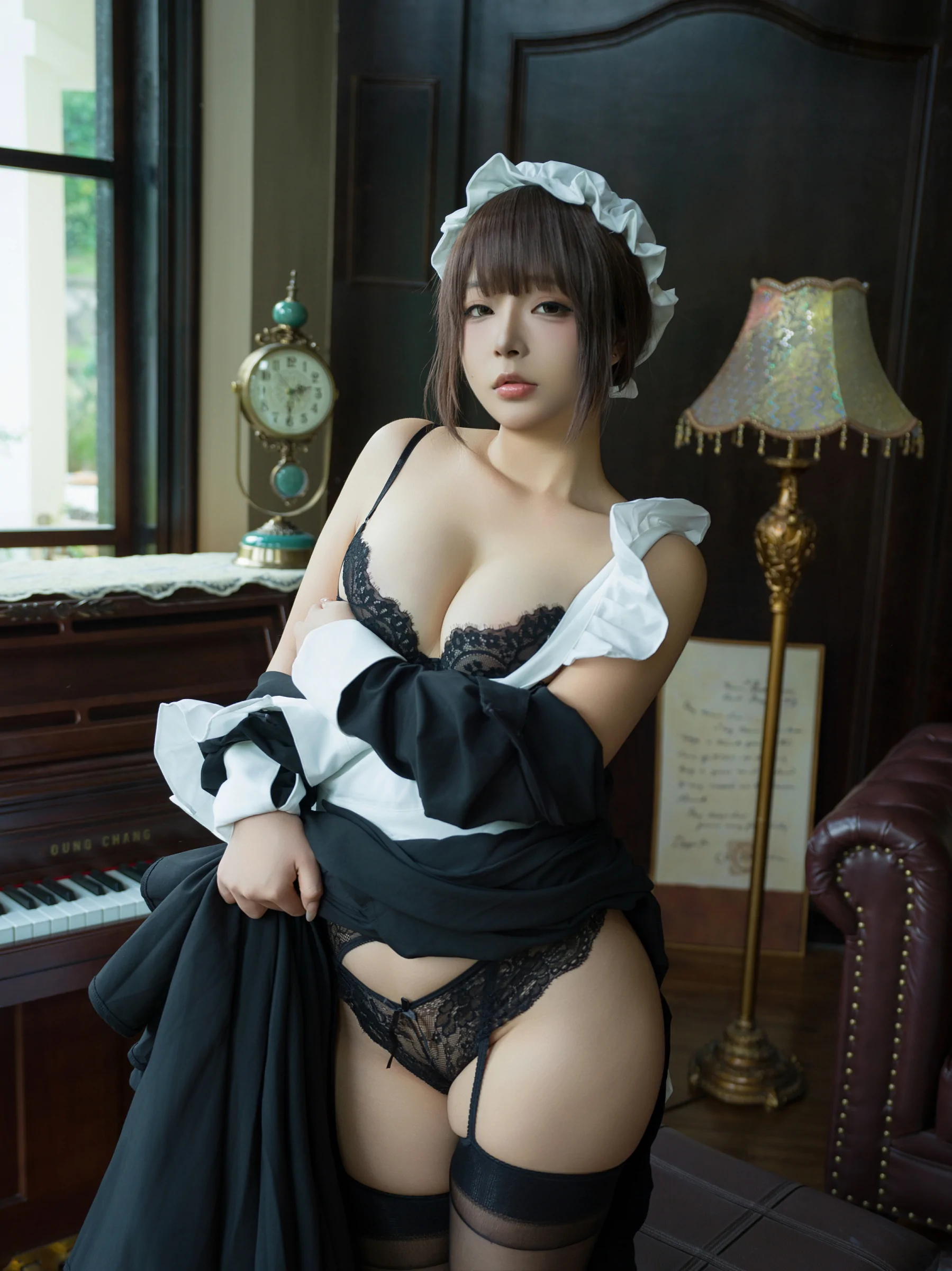 yuuhui玉汇 – 女仆游戏 [147P]-66COS