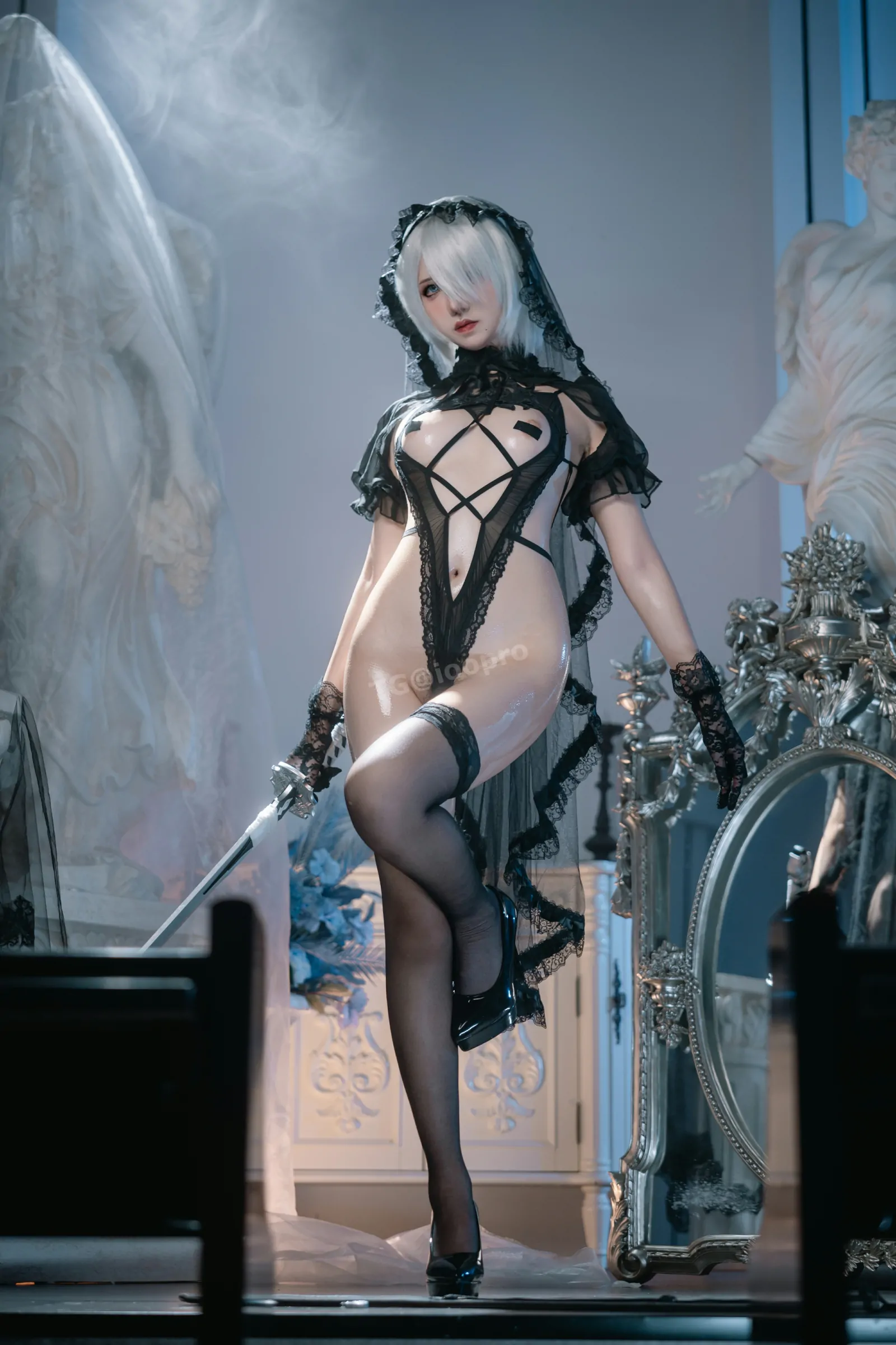 阿薰kaOri – 2B黑花嫁 [93P] 插图2