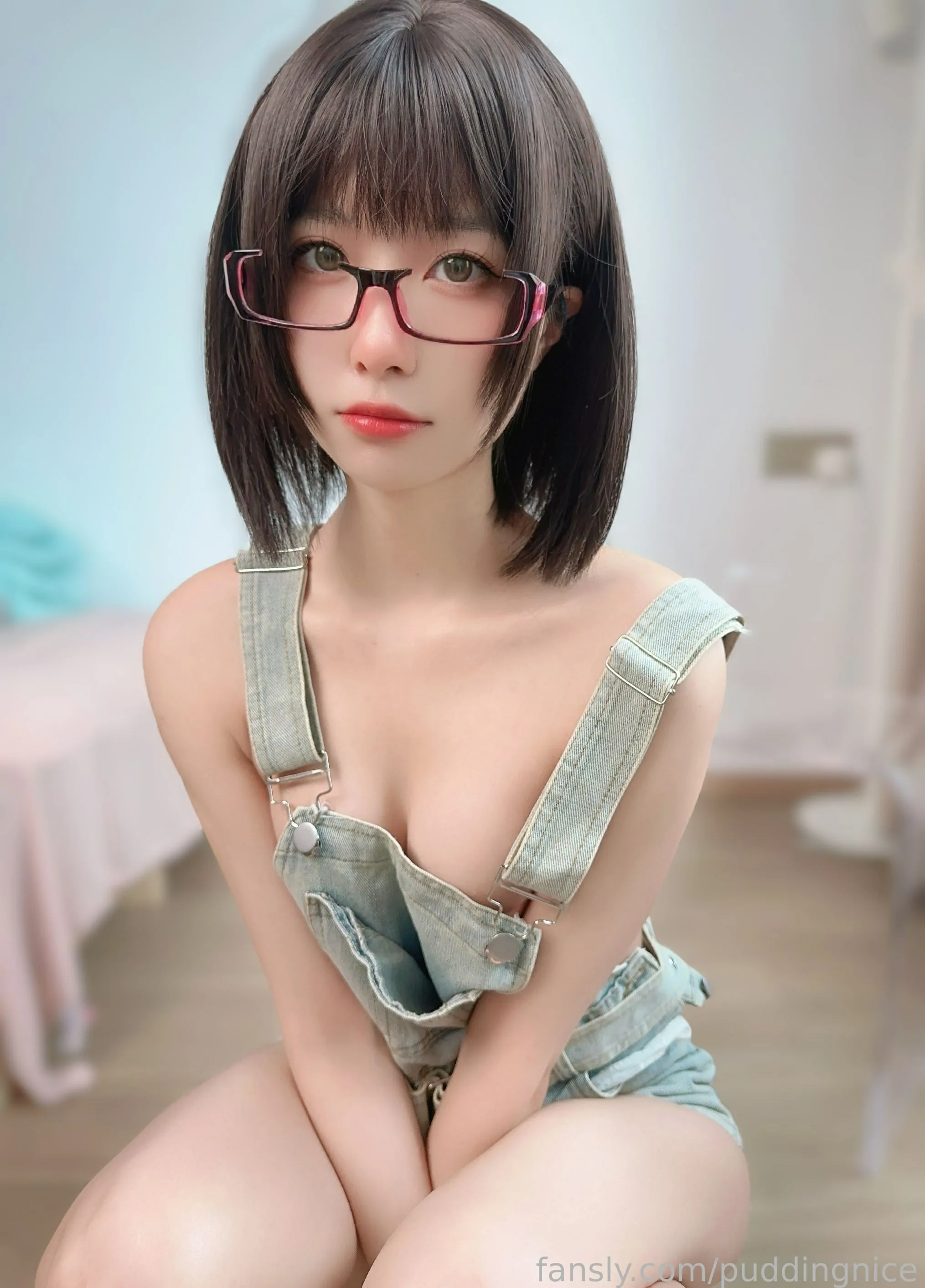 布丁大法 – 色氣背帶褲 [26P] 插图3