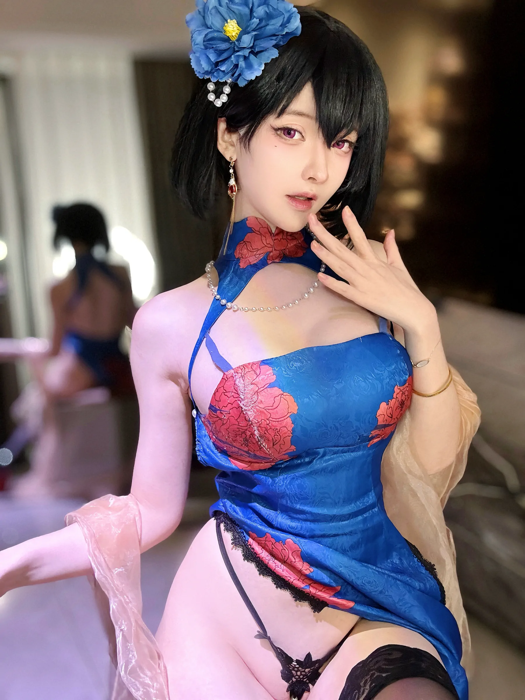 一小央泽 – 碧蓝航线-建武旗袍 [86P]-66COS