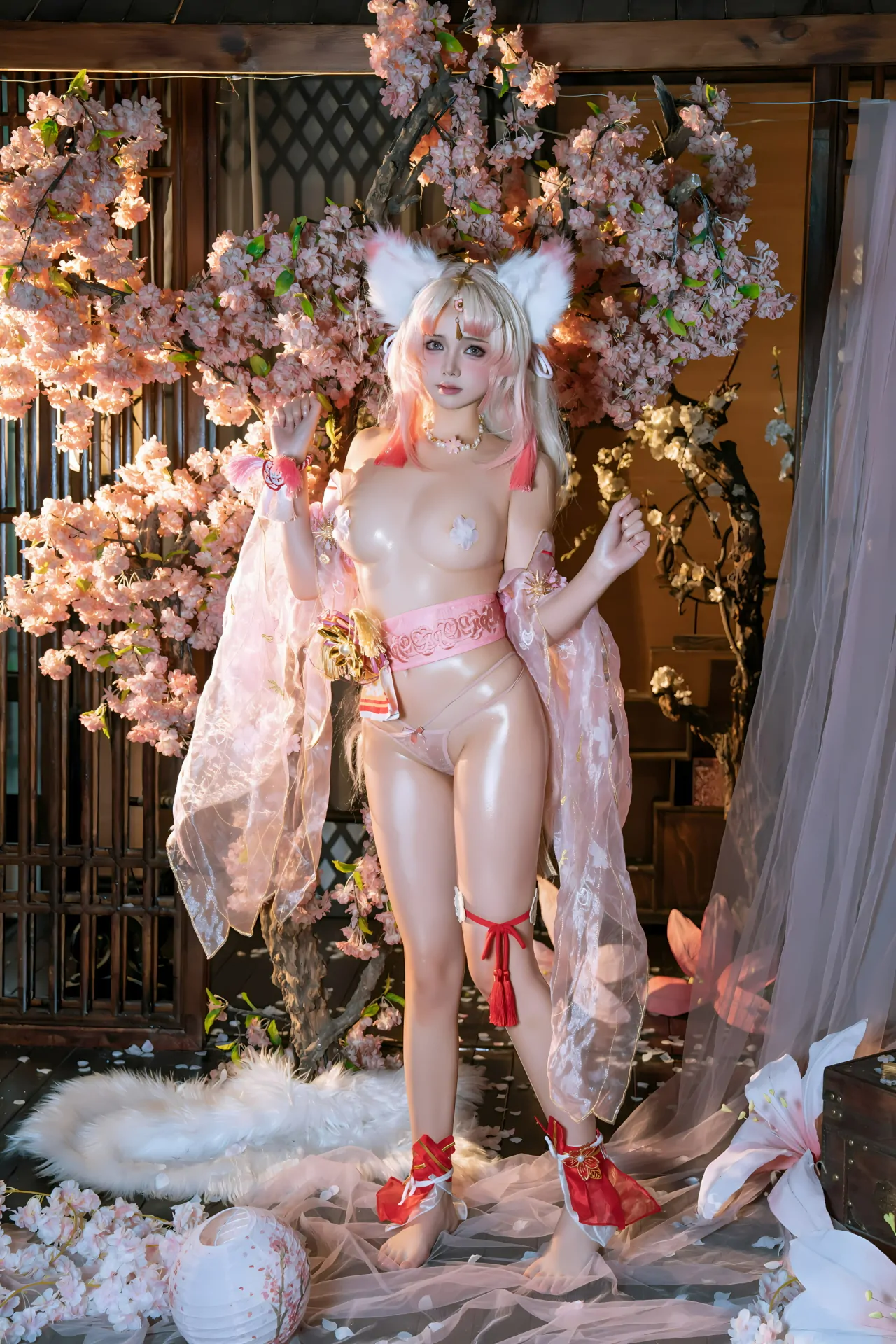 七月喵子 - 胡桃 [50P] 插图5