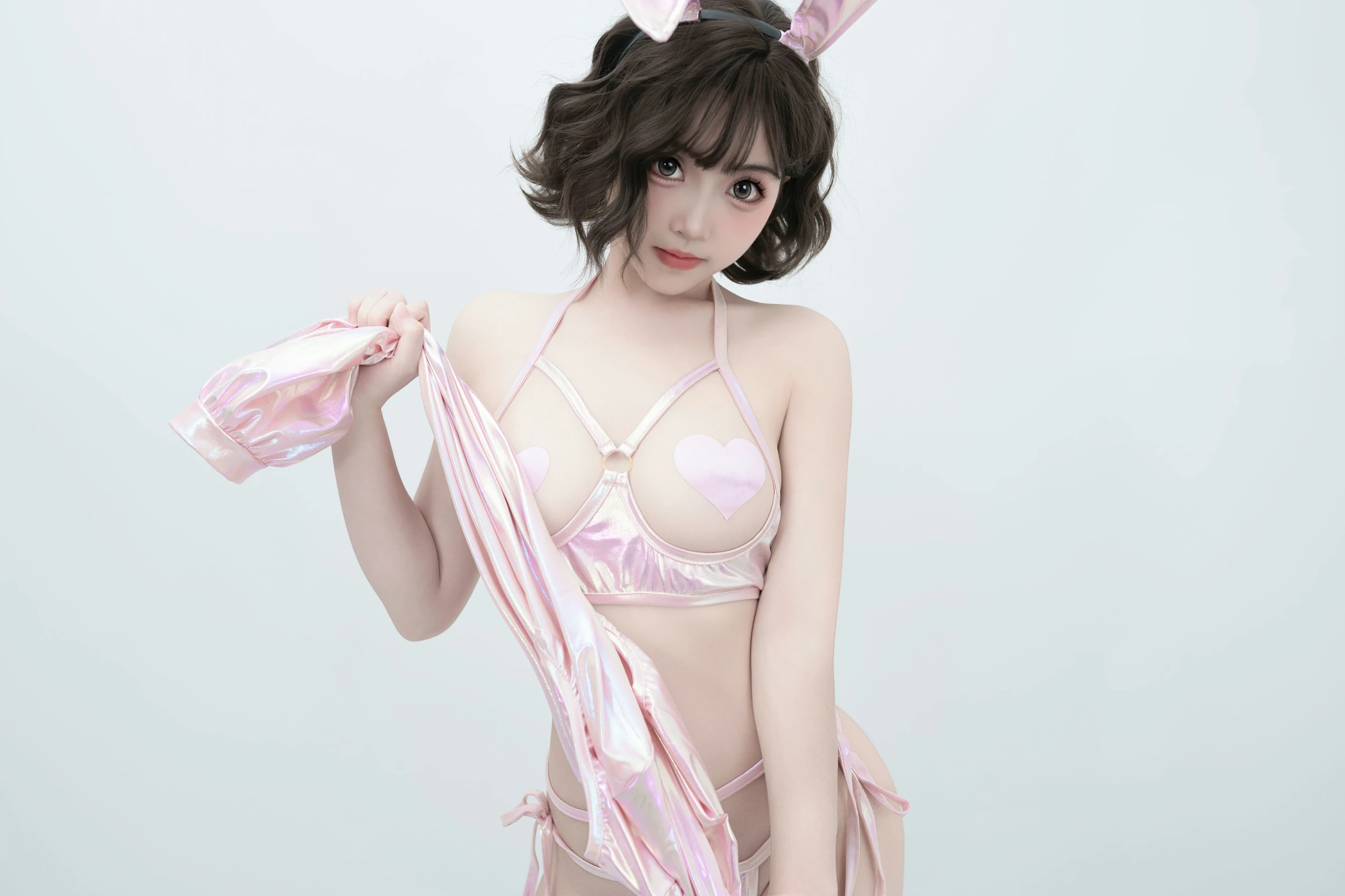 Bangni邦尼 – 粉色兔兔 [102P]-66COS