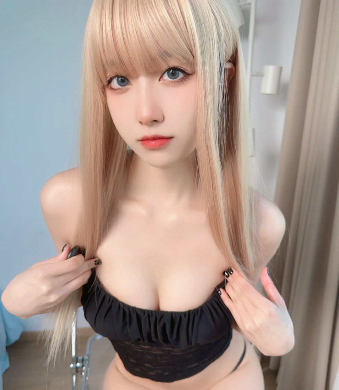 布丁大法 – 黑色吊带 [27P] 插图3