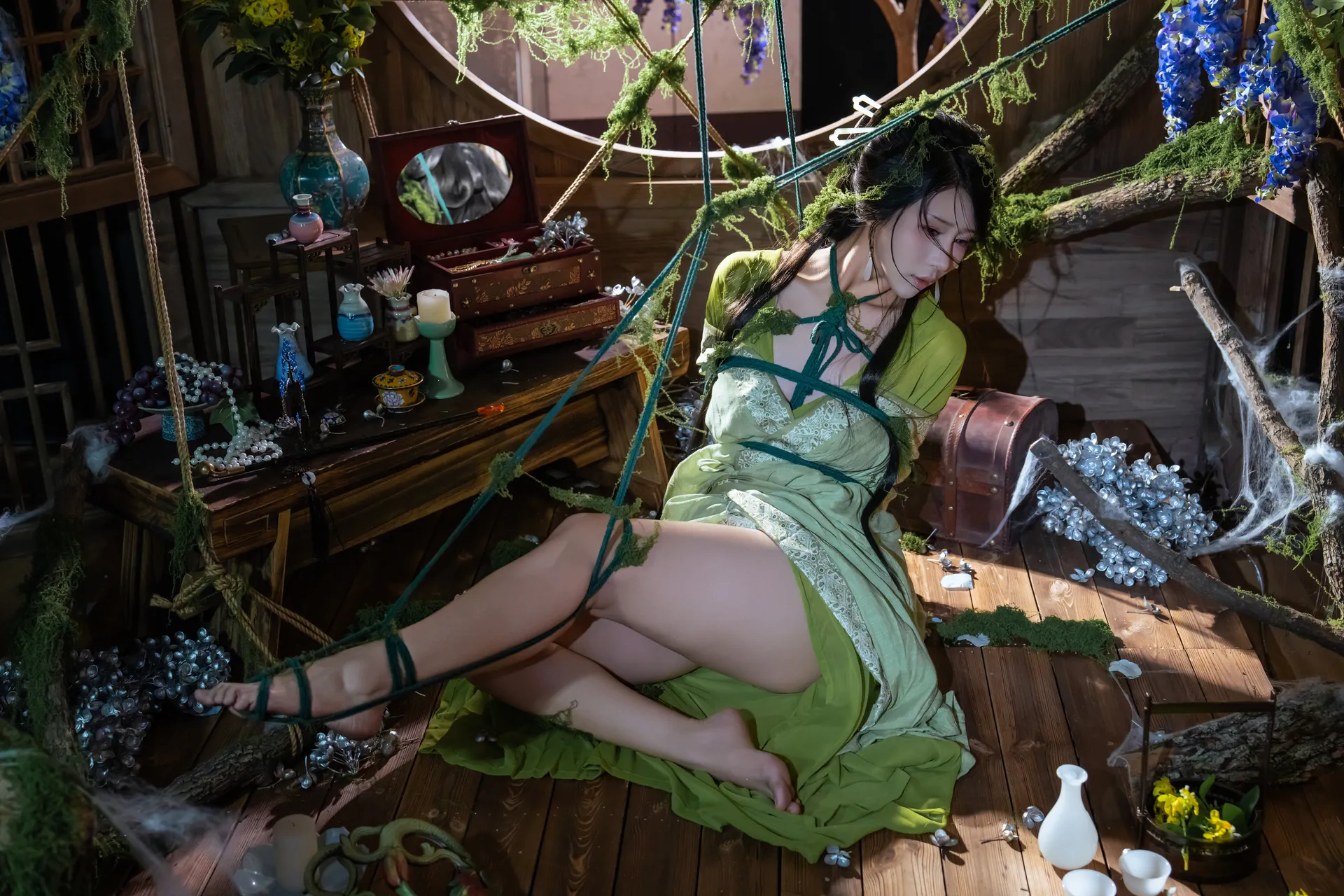 云溪溪 – 苔缚[93P] 插图2