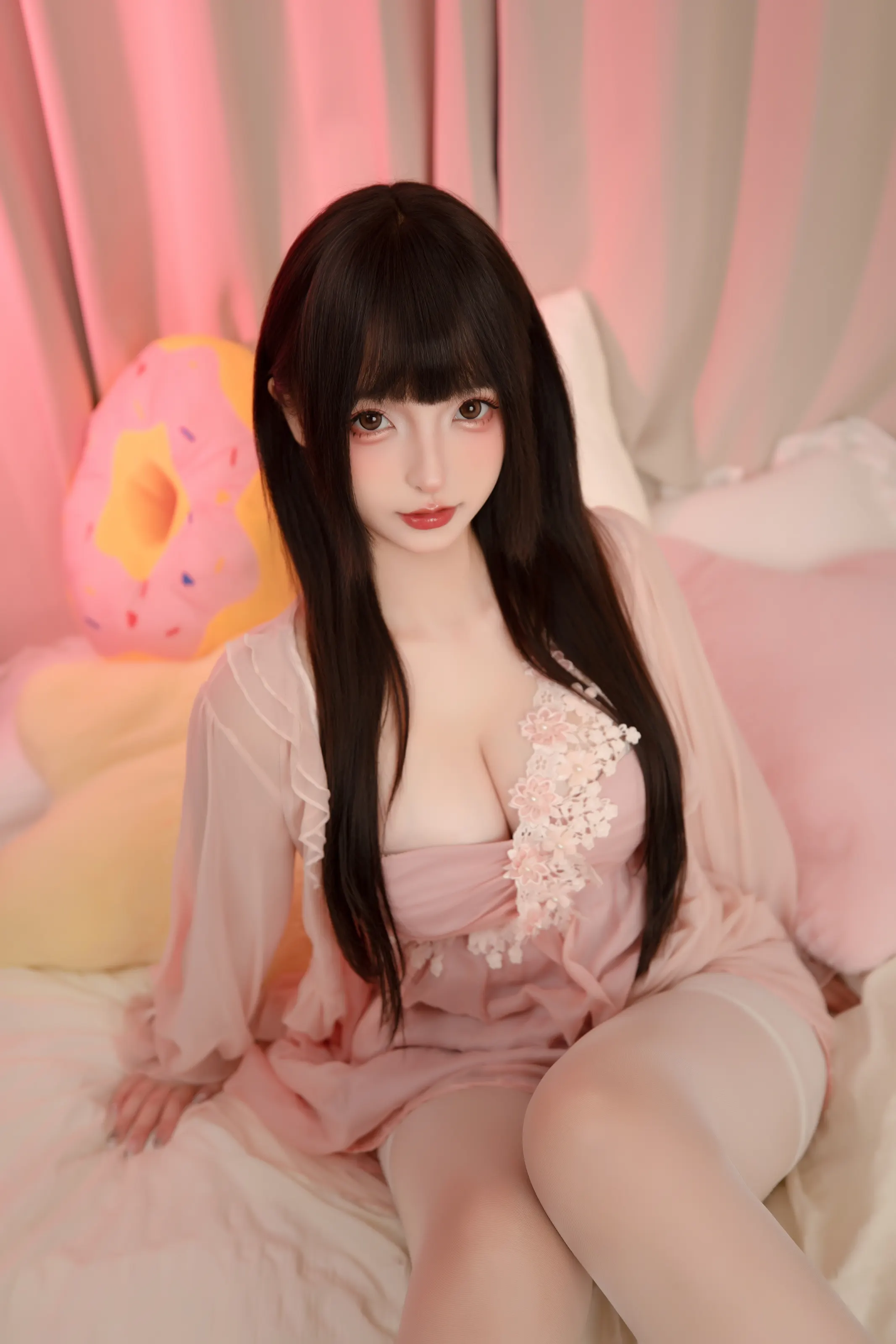 神楽坂真冬 – 高跟睡袍 [75P] 插图4