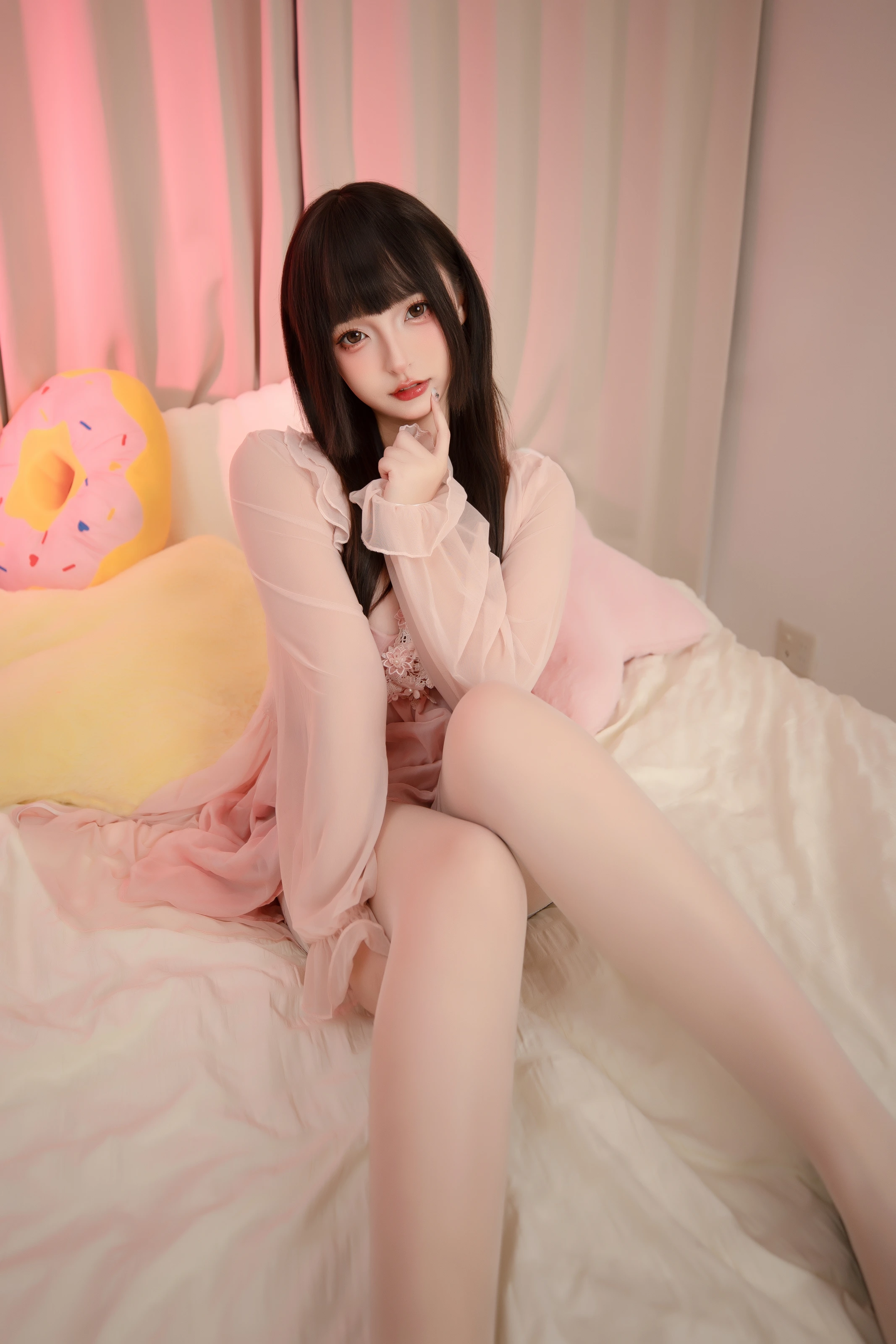 神楽坂真冬 – 高跟睡袍 [75P] 插图6