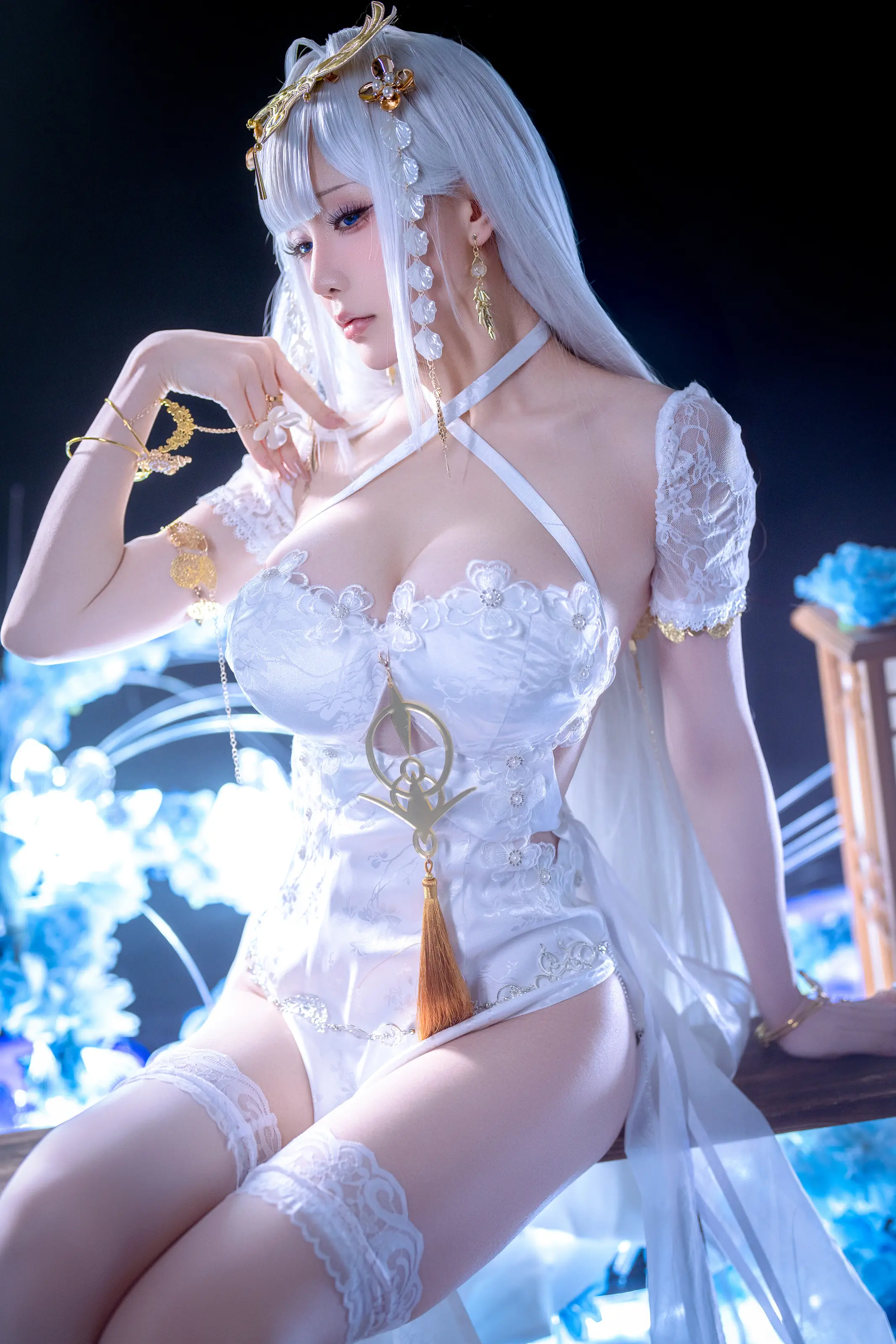 星之迟迟 – 26年1月计划E 碧蓝航线 埃姆登白旗袍 [50P]-66COS