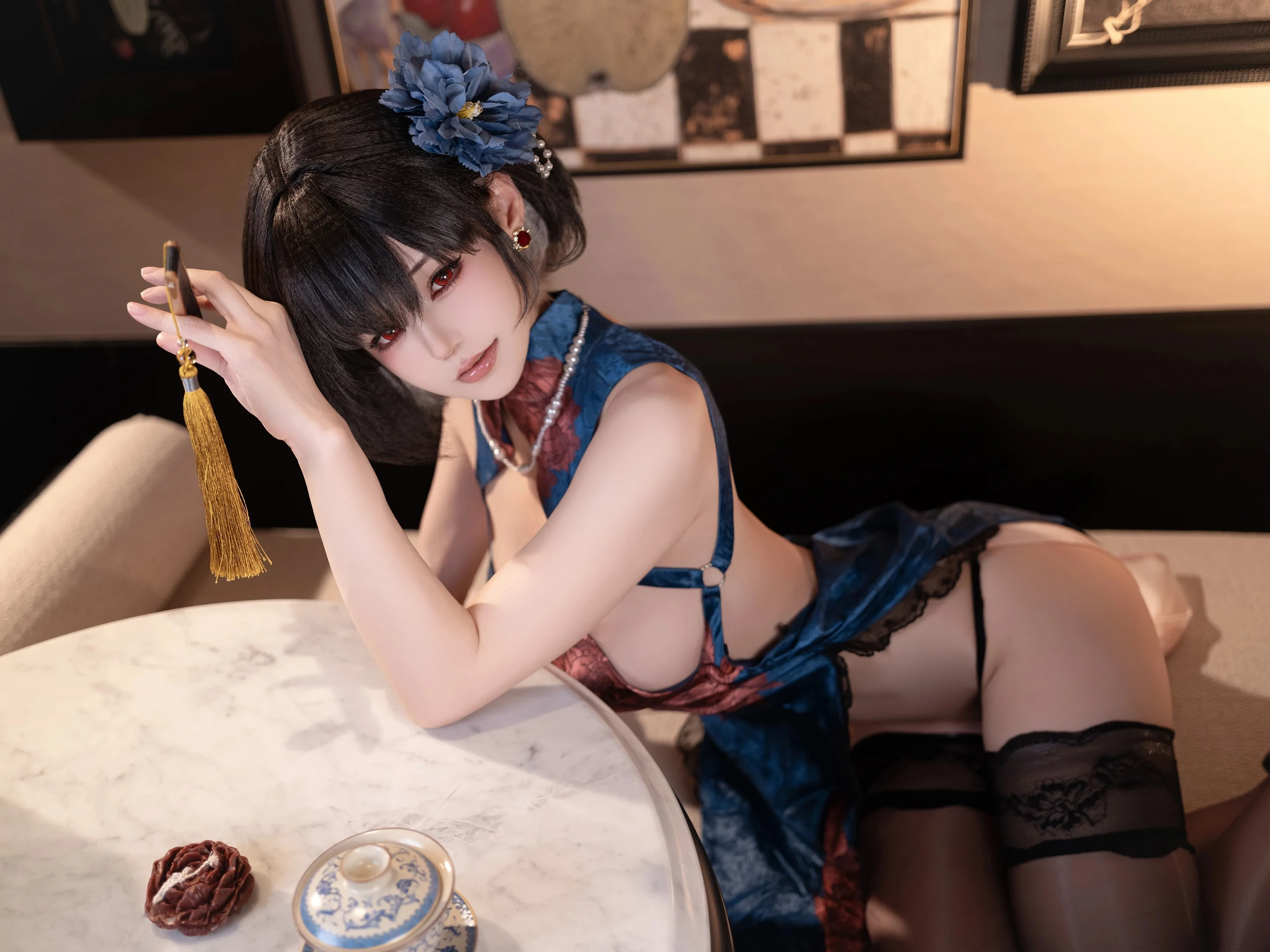 小仓千代w – 碧蓝航线 建武旗袍 [30P] 插图2