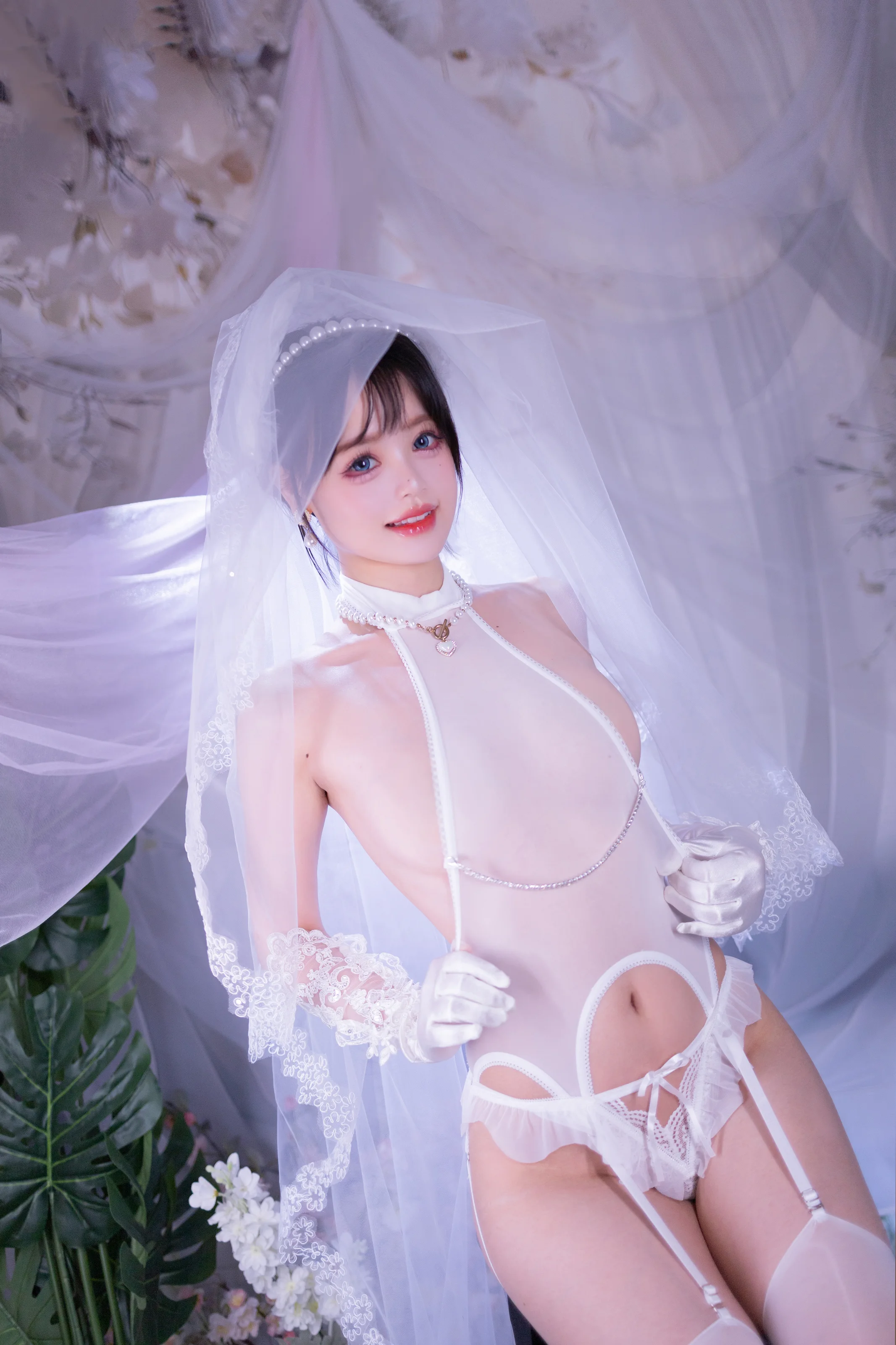 星黛鹿鹿i – 白丝花嫁 [50P] 插图3