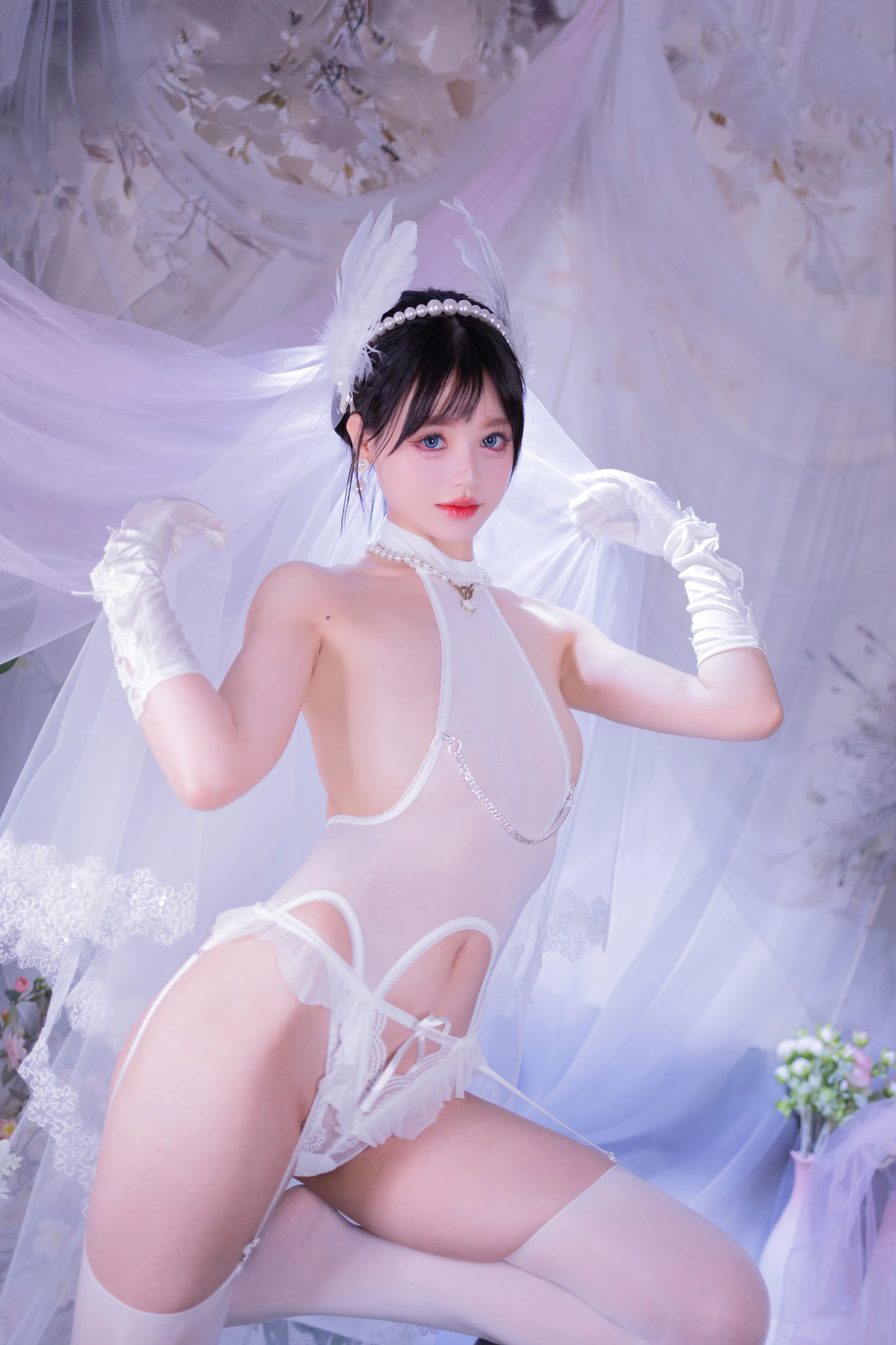 星黛鹿鹿i – 白丝花嫁 [50P] 插图4