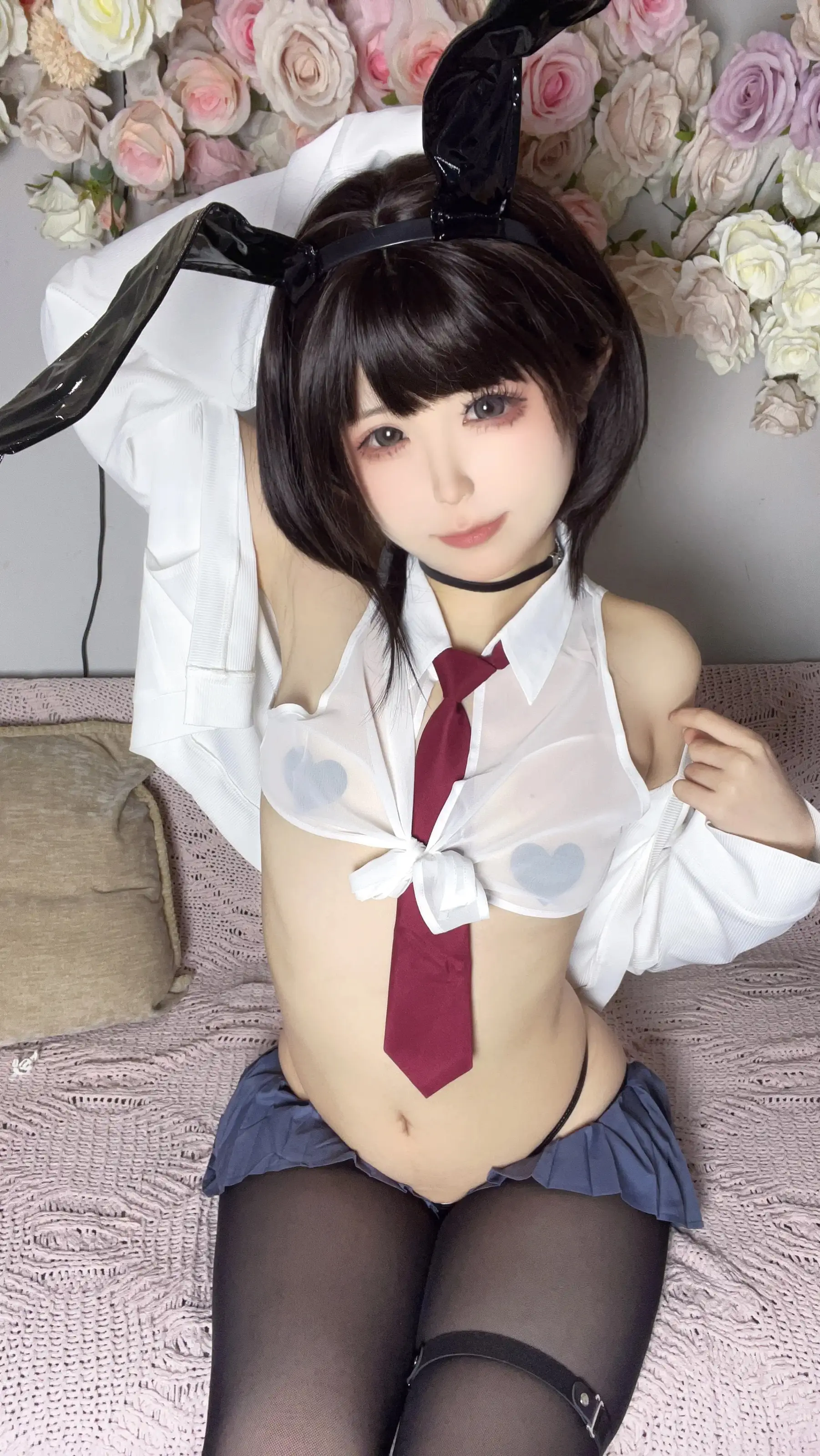 Quan冉有点饿 – 逆兔自拍 [25P]-66COS