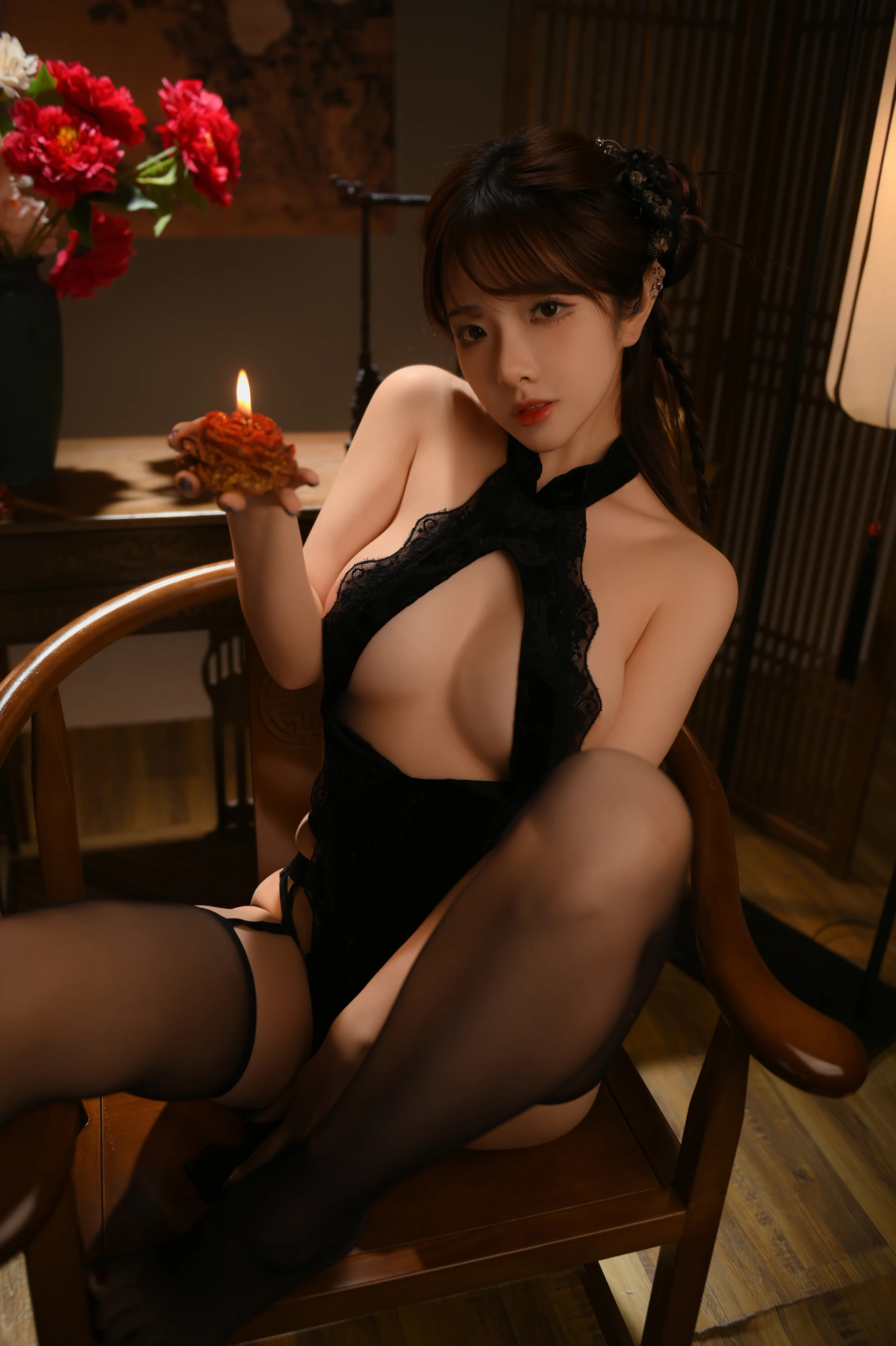 雯妹不讲道理 –  烛 温度 [70P]-66COS