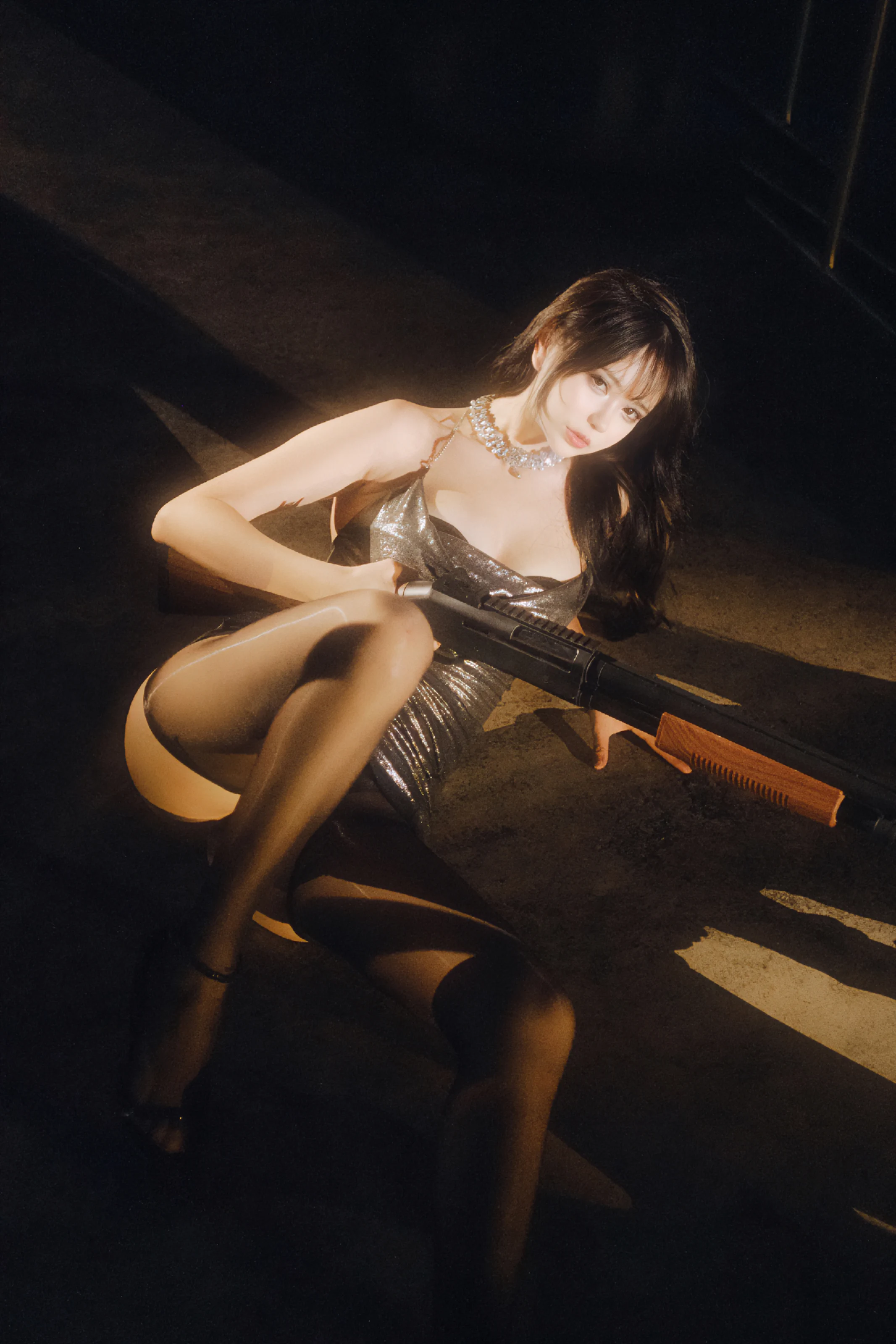 Tina很妖孽呀 – 夜色连衣裙 [37P] 插图5