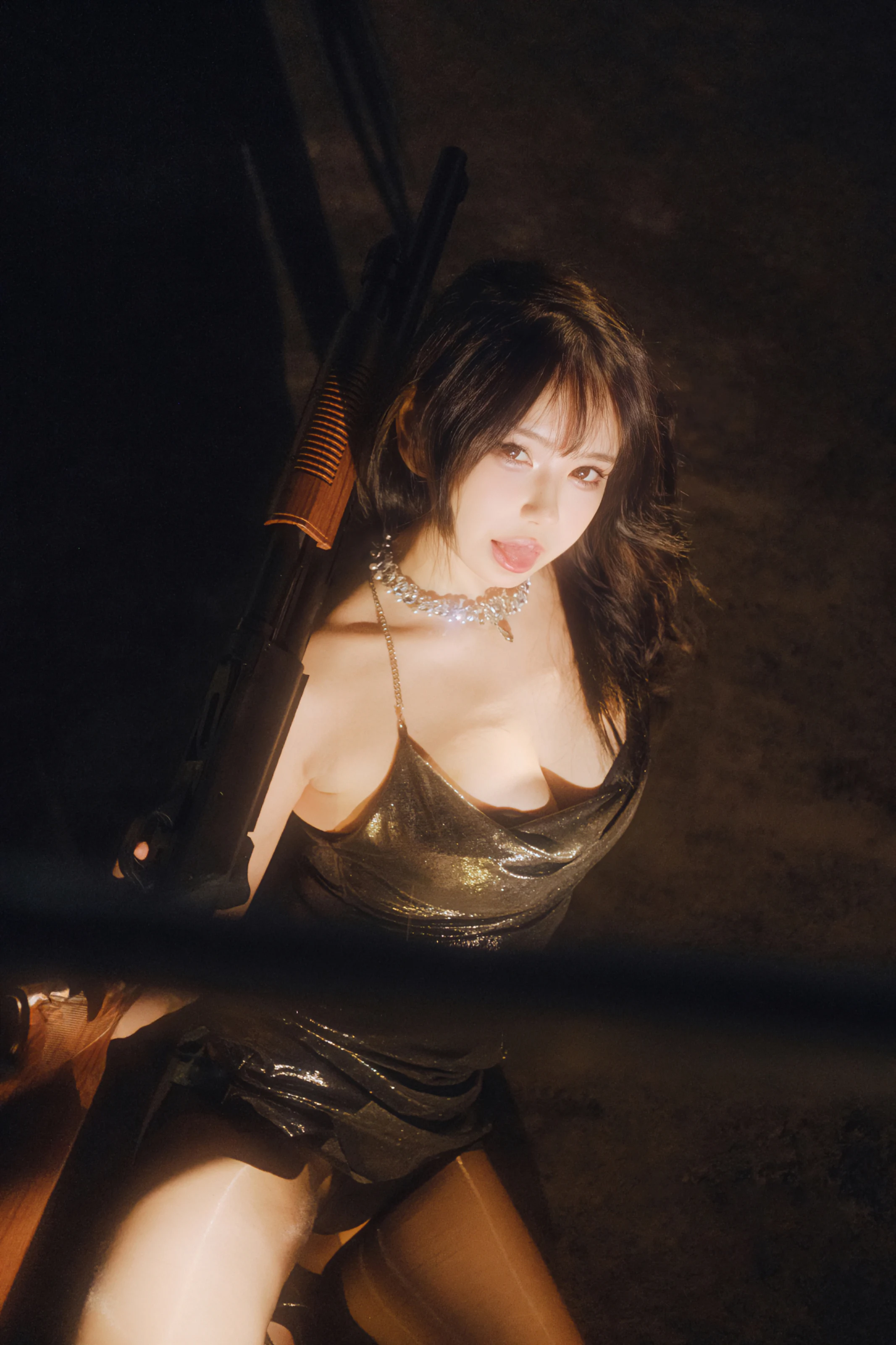 Tina很妖孽呀 – 夜色连衣裙 [37P] 插图4