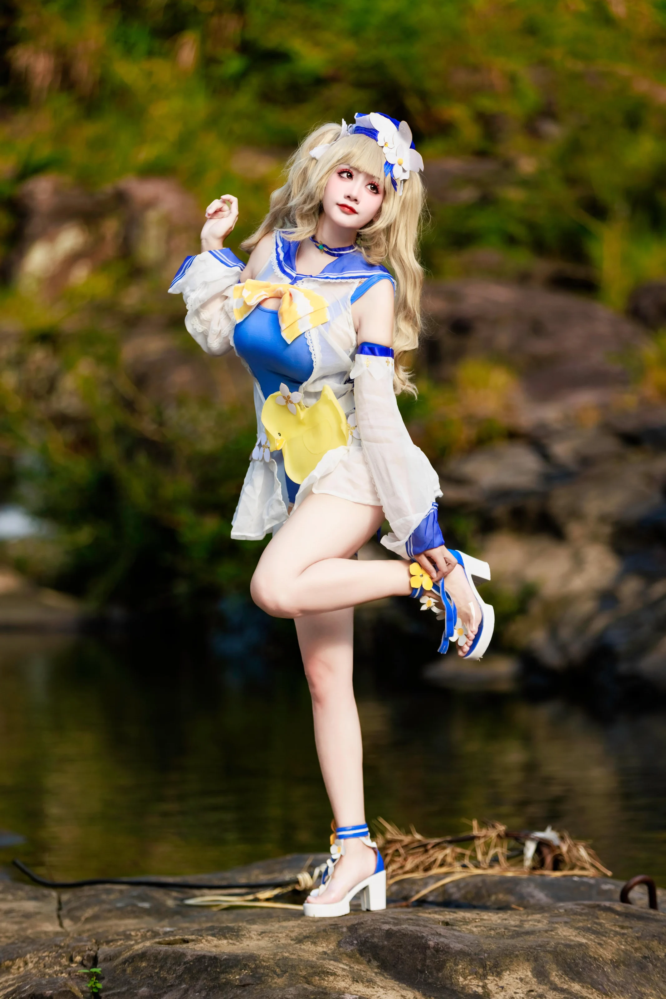 阿雪雪 – 芭芭拉泳装 [85P]-66COS