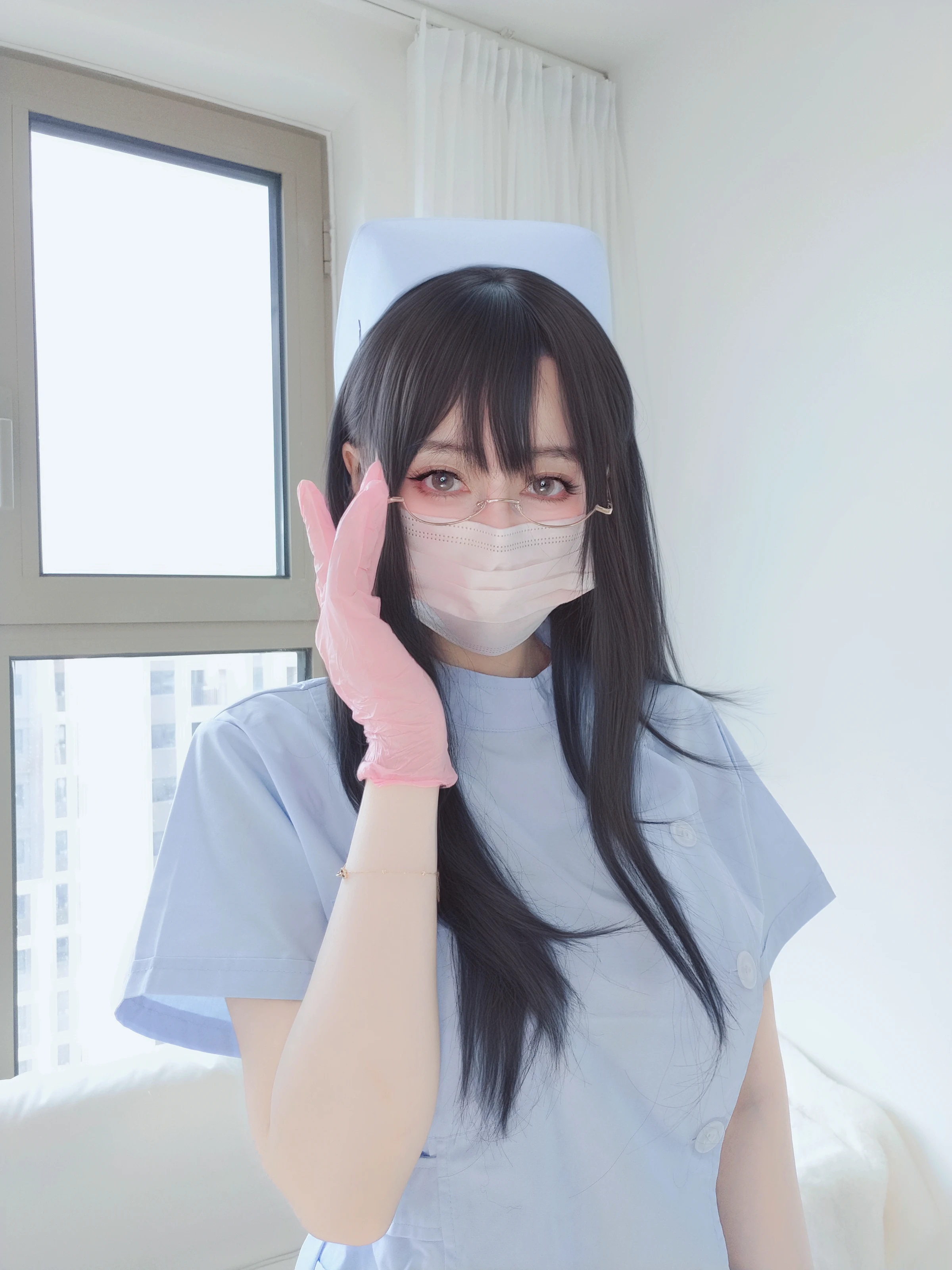 白银81 – 自摄Vol.95 蓝色护士 [162P] 插图2