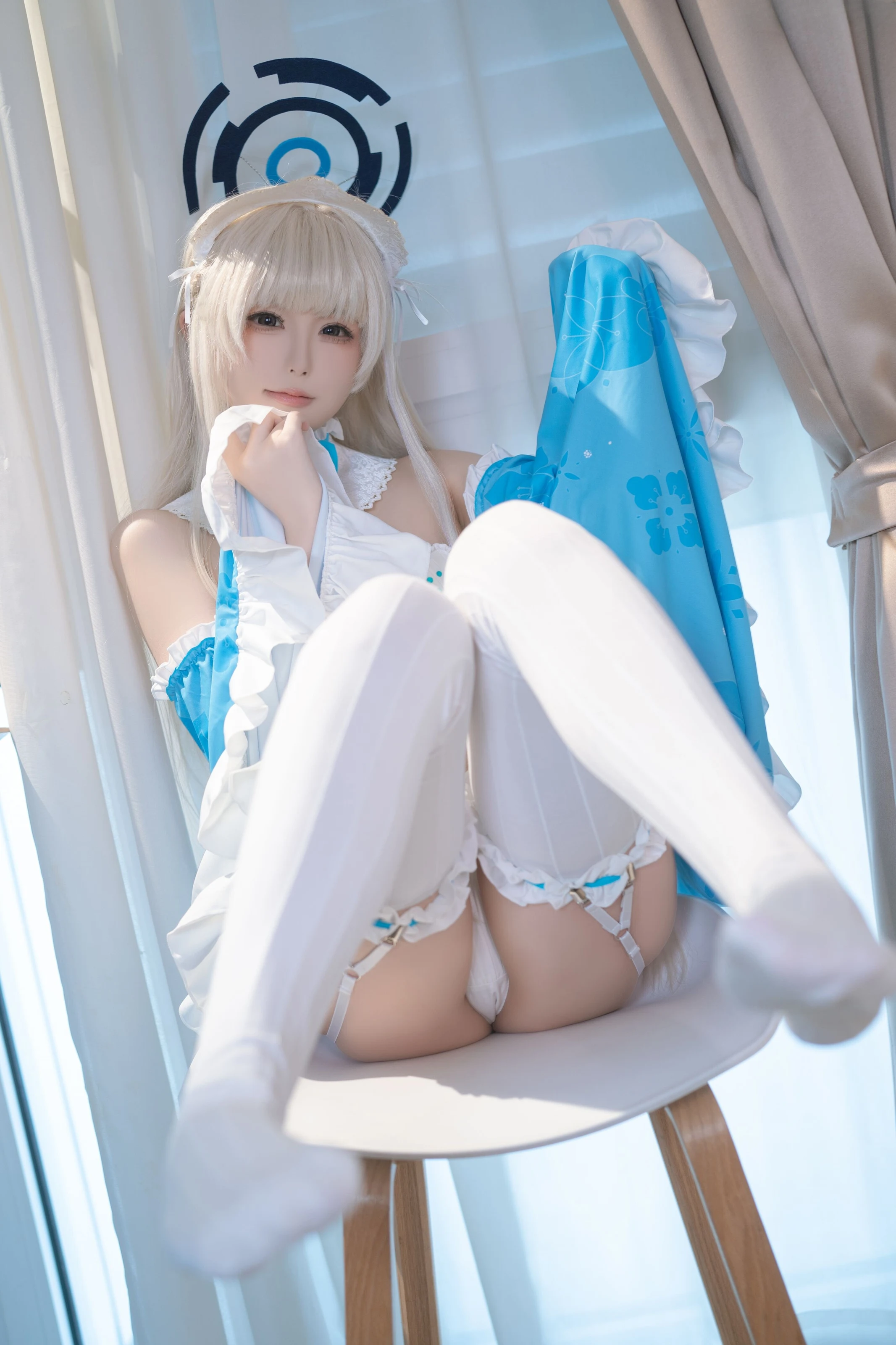 Quan冉有点饿 – 蔚蓝档案 飞鸟马时 和服浴衣 [69P]-66COS