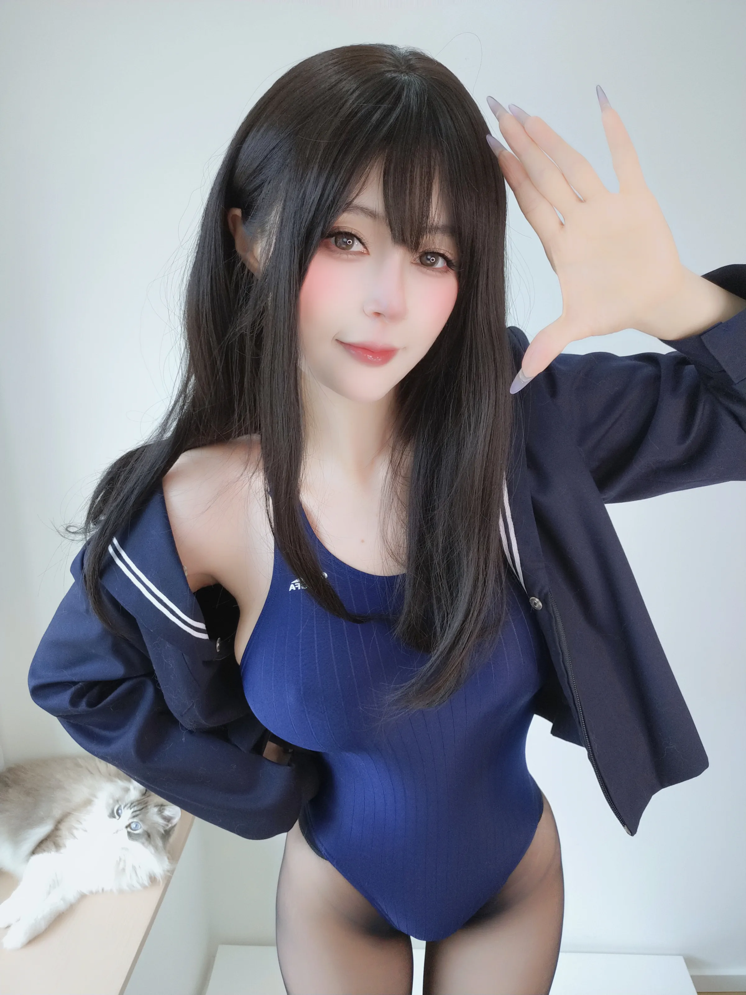 白银81 – 自摄Vol.99 黑丝死库水 [145P] 插图5