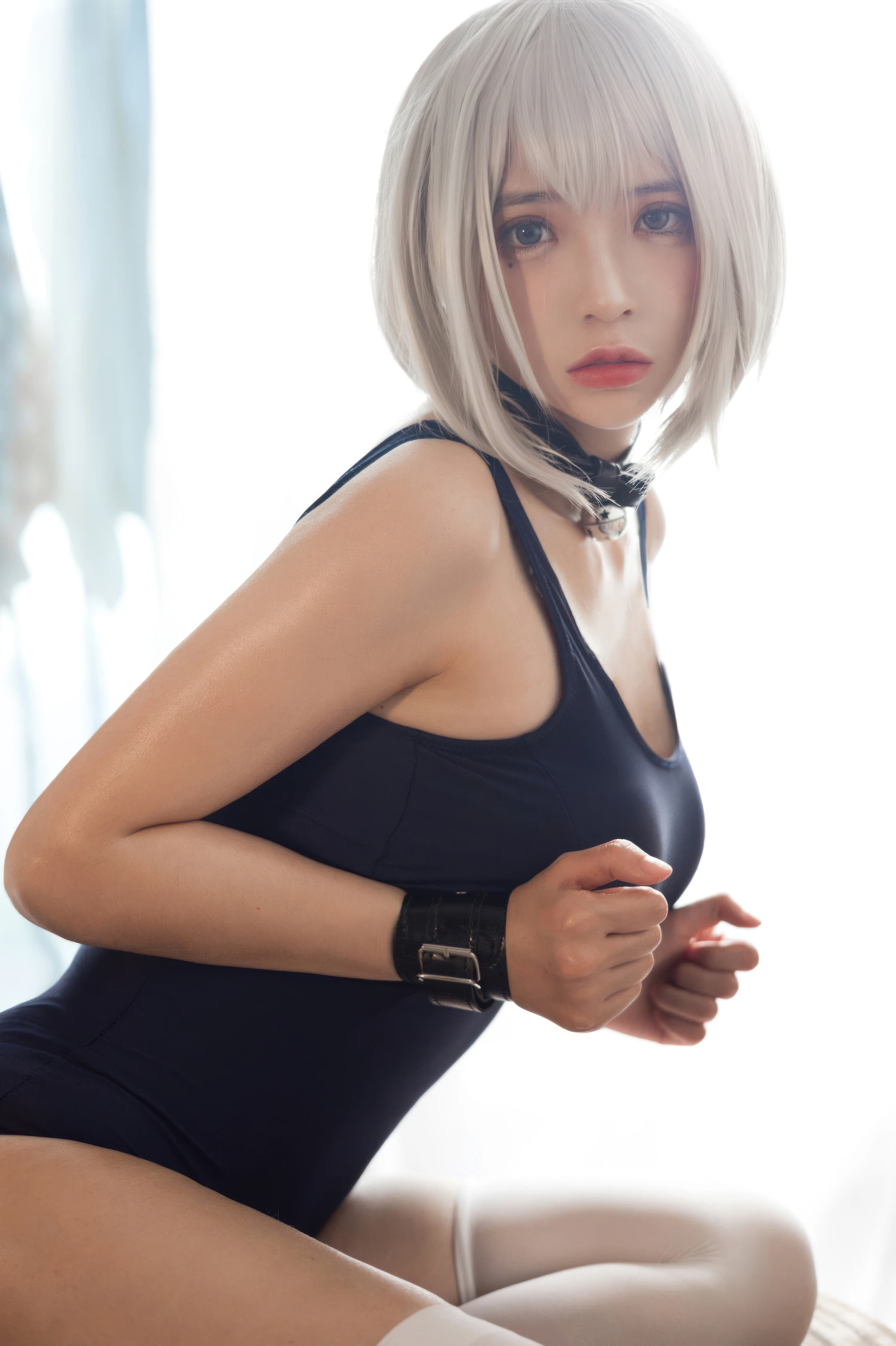 疯猫ss – 白发束缚死库水 [40P] 插图6