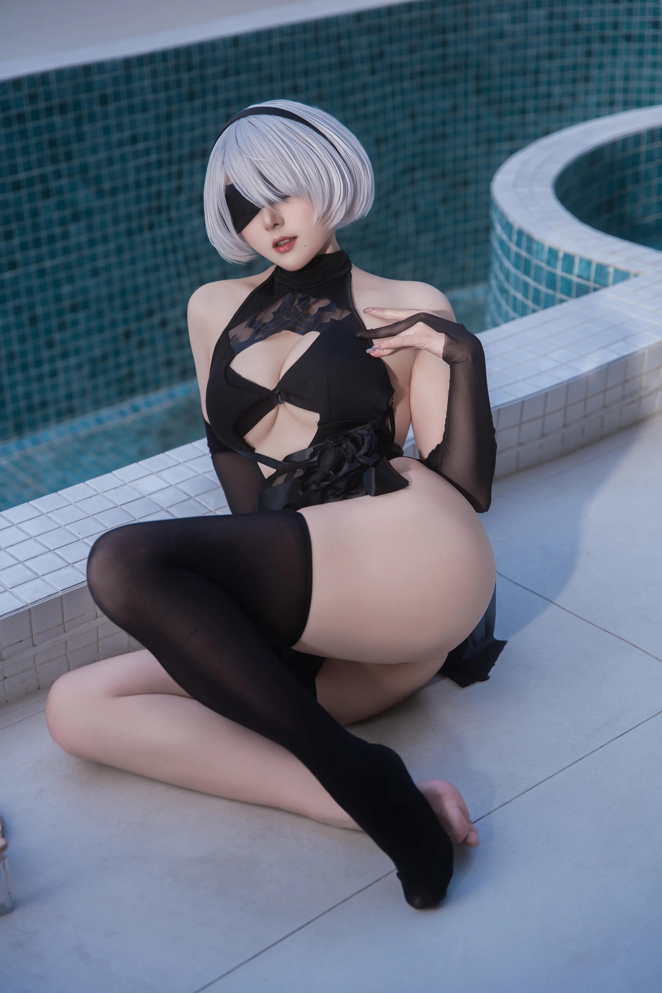 Natsuko夏夏子 – NIKKE×NieR 2B水着 [83P] 插图3