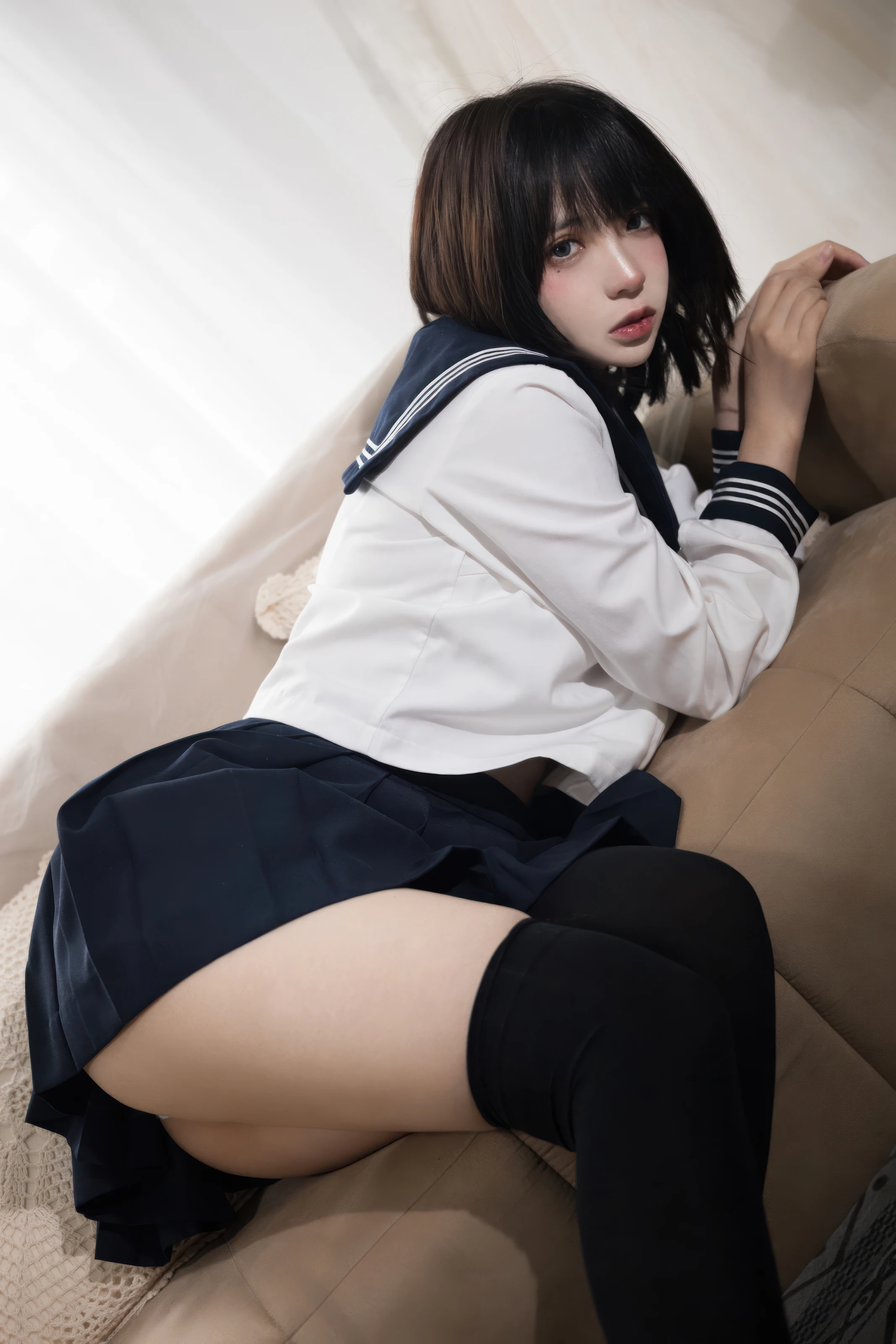 疯猫ss – 致郁JK [40P]-66COS