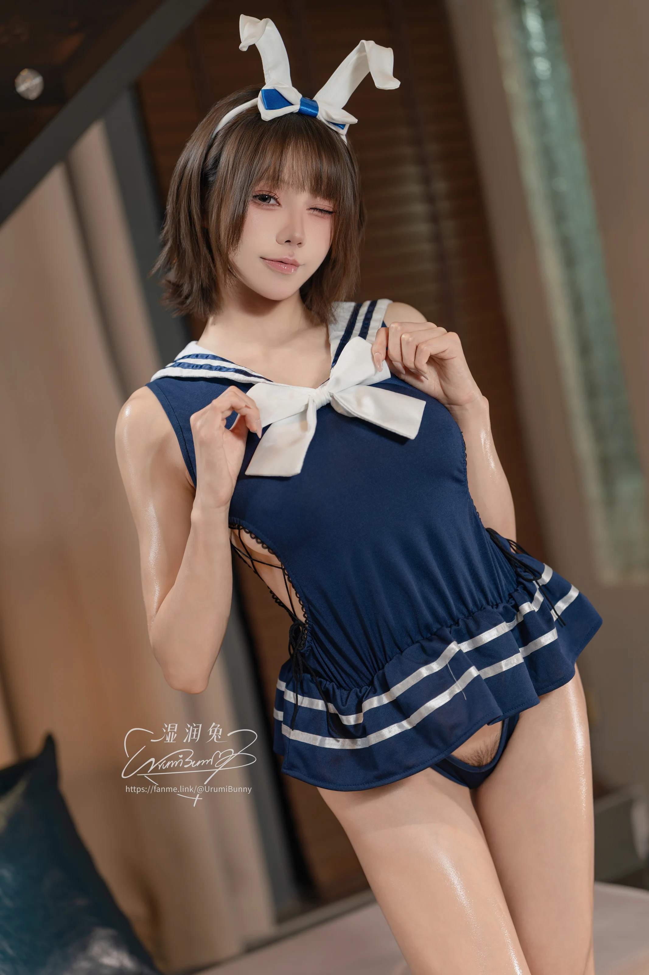 咬一口兔娘(黏黏团子兔) – 2026年5月专属特典 水手兔[20P] 插图3