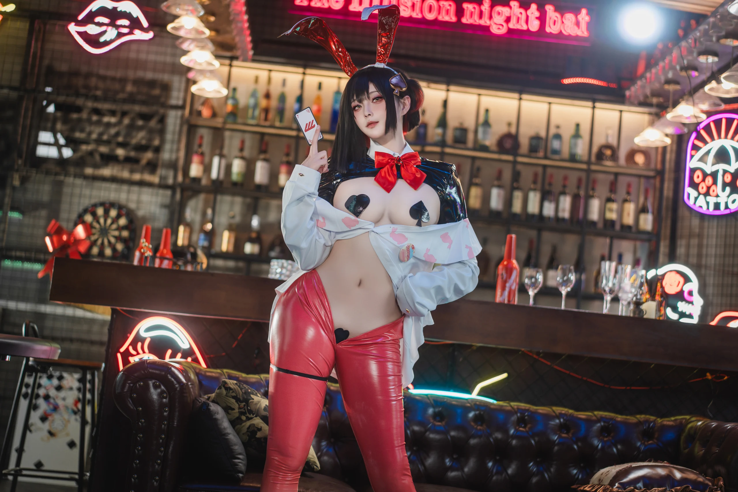 Natsuko夏夏子 – NIKKE 露姬·逆兔女郎 [63P] 插图4