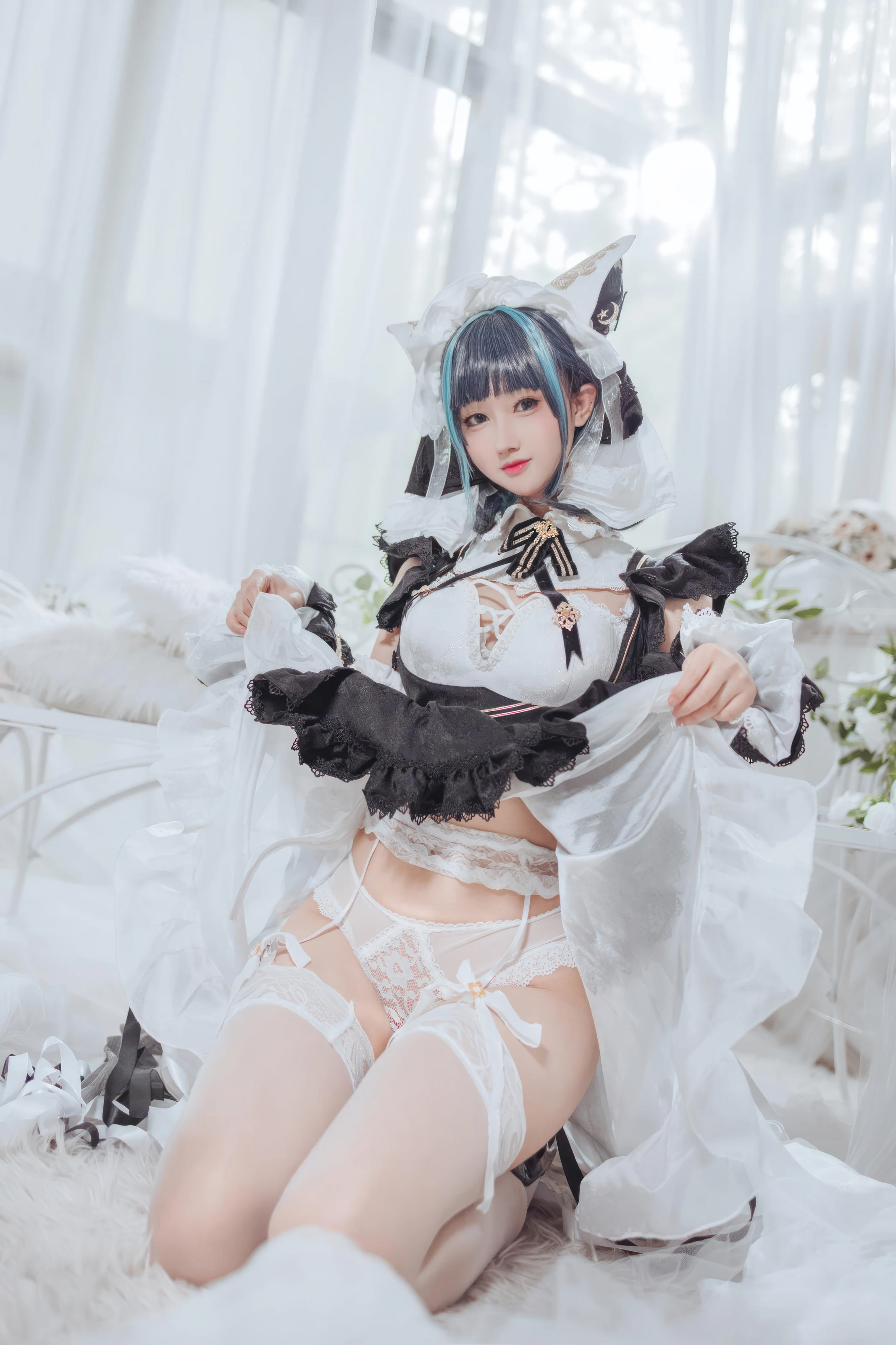 羽生三未 – 碧蓝航线 柴郡 [35P]-66COS