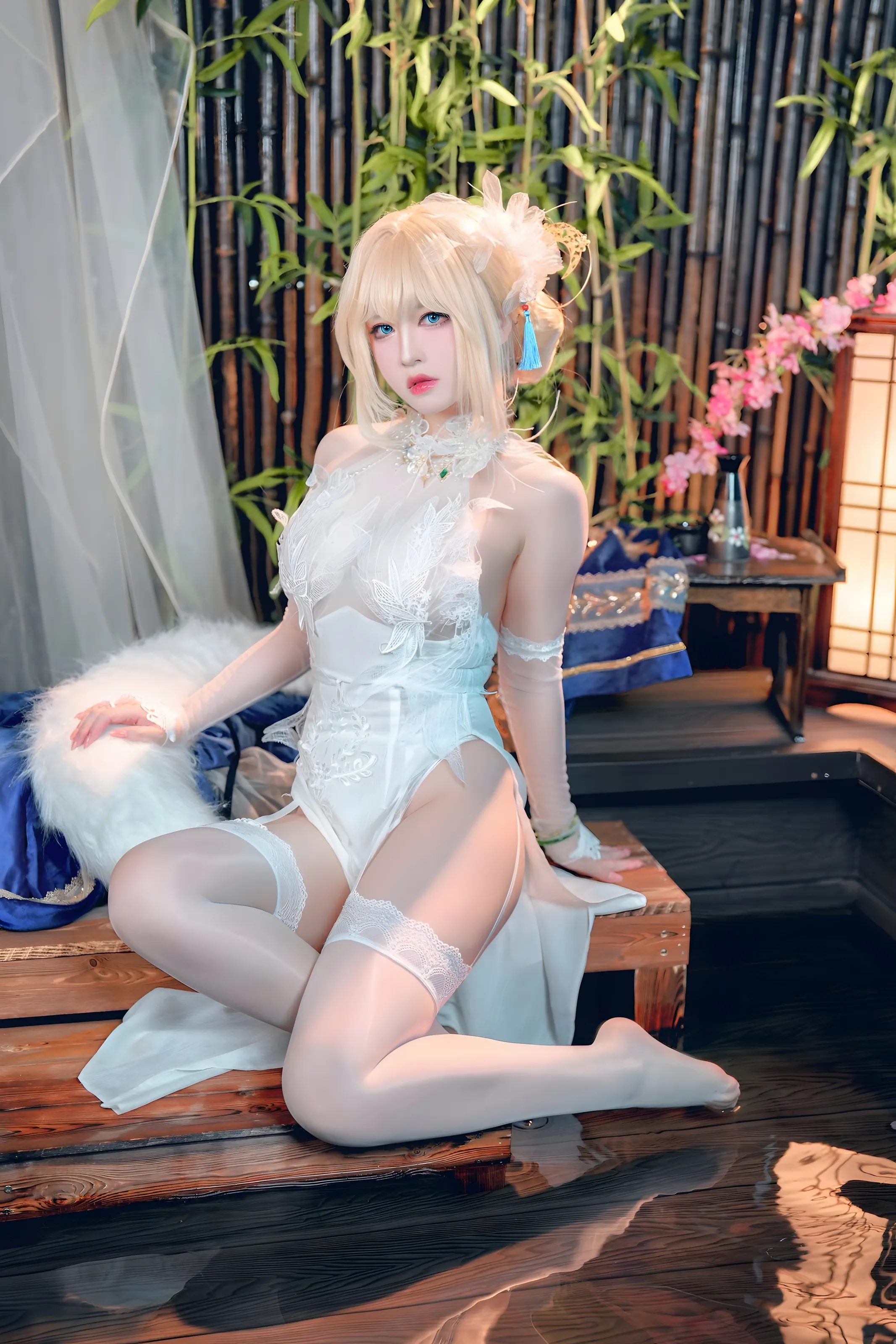 半半子 – 贞德 灯花祝装圣女 灯火佳期 [58P]-66COS