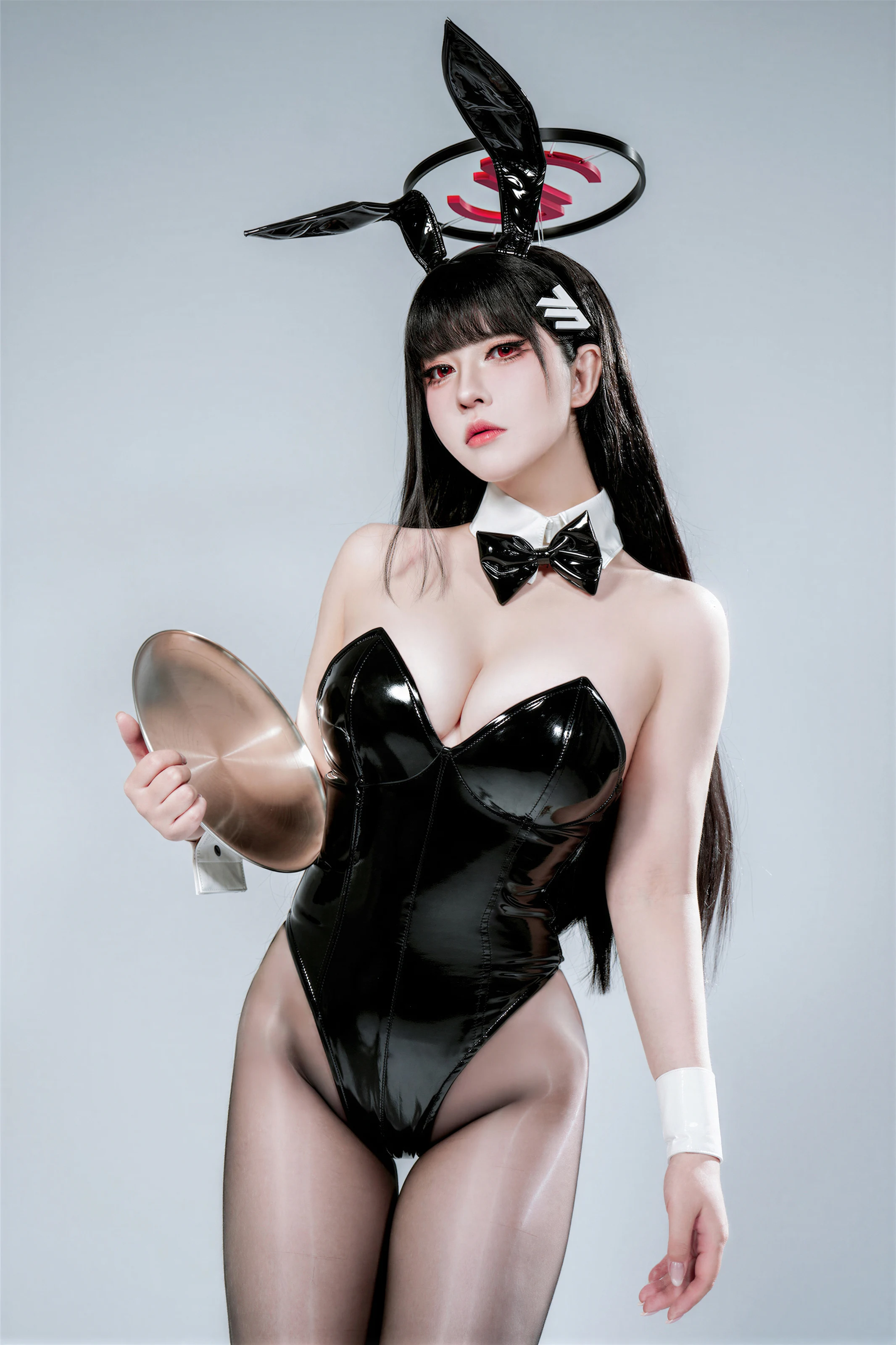 半半子 – 蔚蓝档案 调月莉音兔女郎 [57P]-66COS